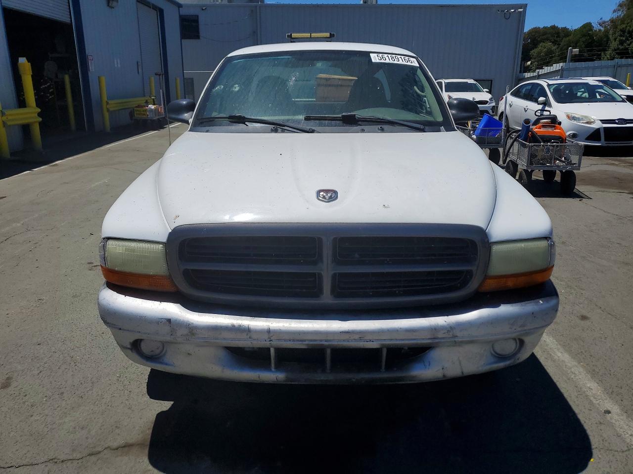 2002 Dodge Dakota Base White vin: 1B7GL12X22S701510