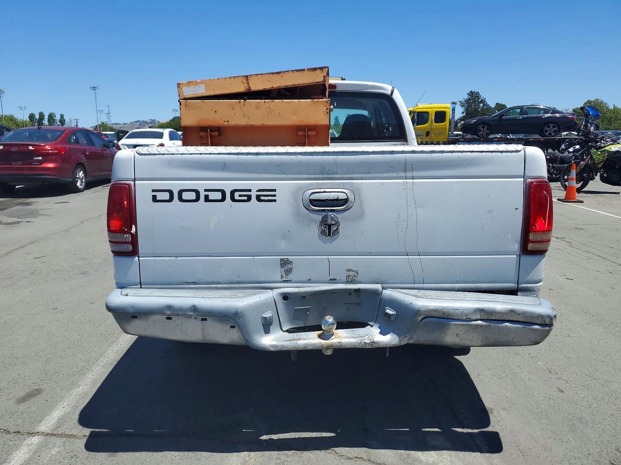 2002 Dodge Dakota Base White vin: 1B7GL12X22S701510
