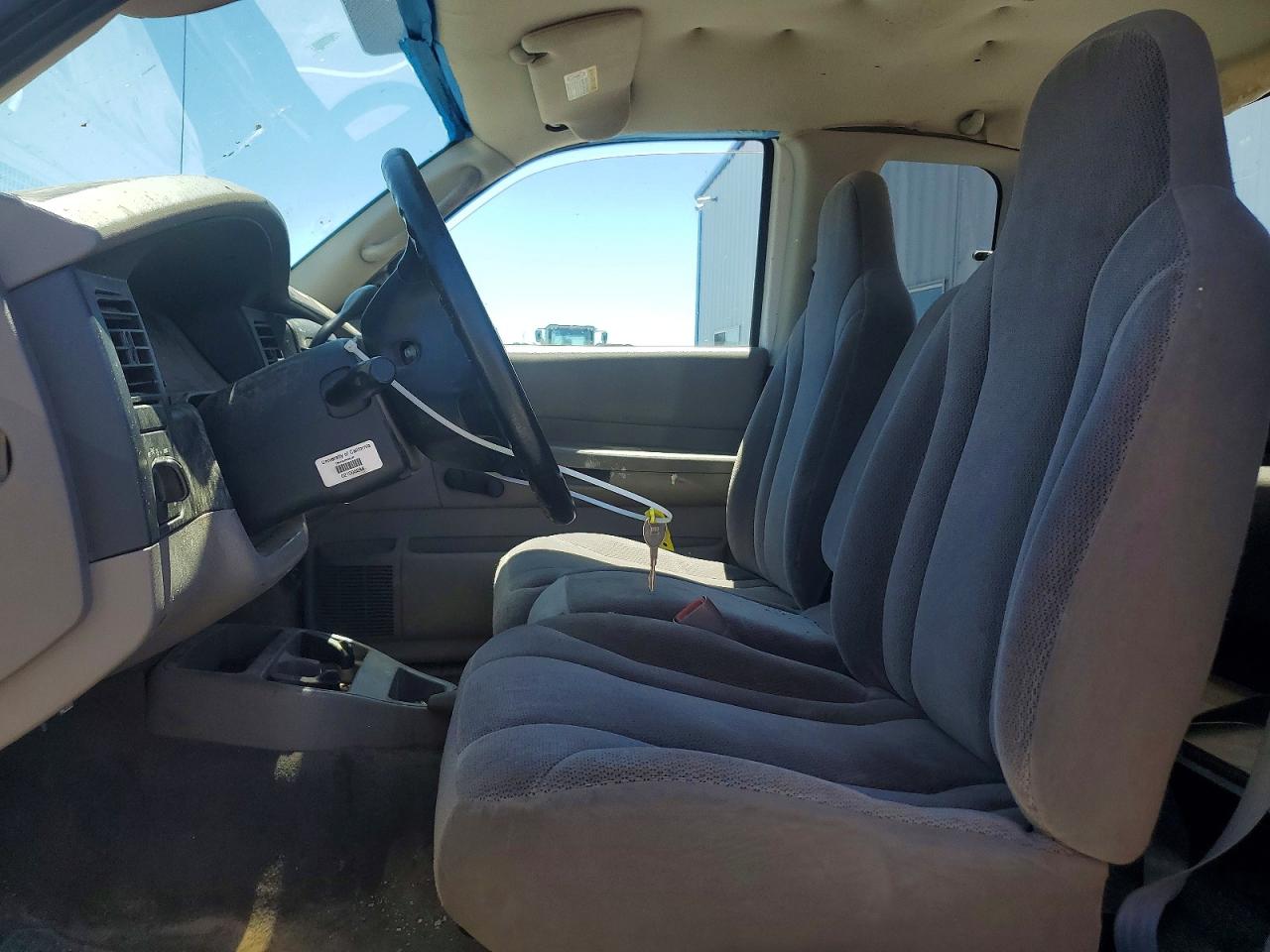 2002 Dodge Dakota Base White vin: 1B7GL12X22S701510