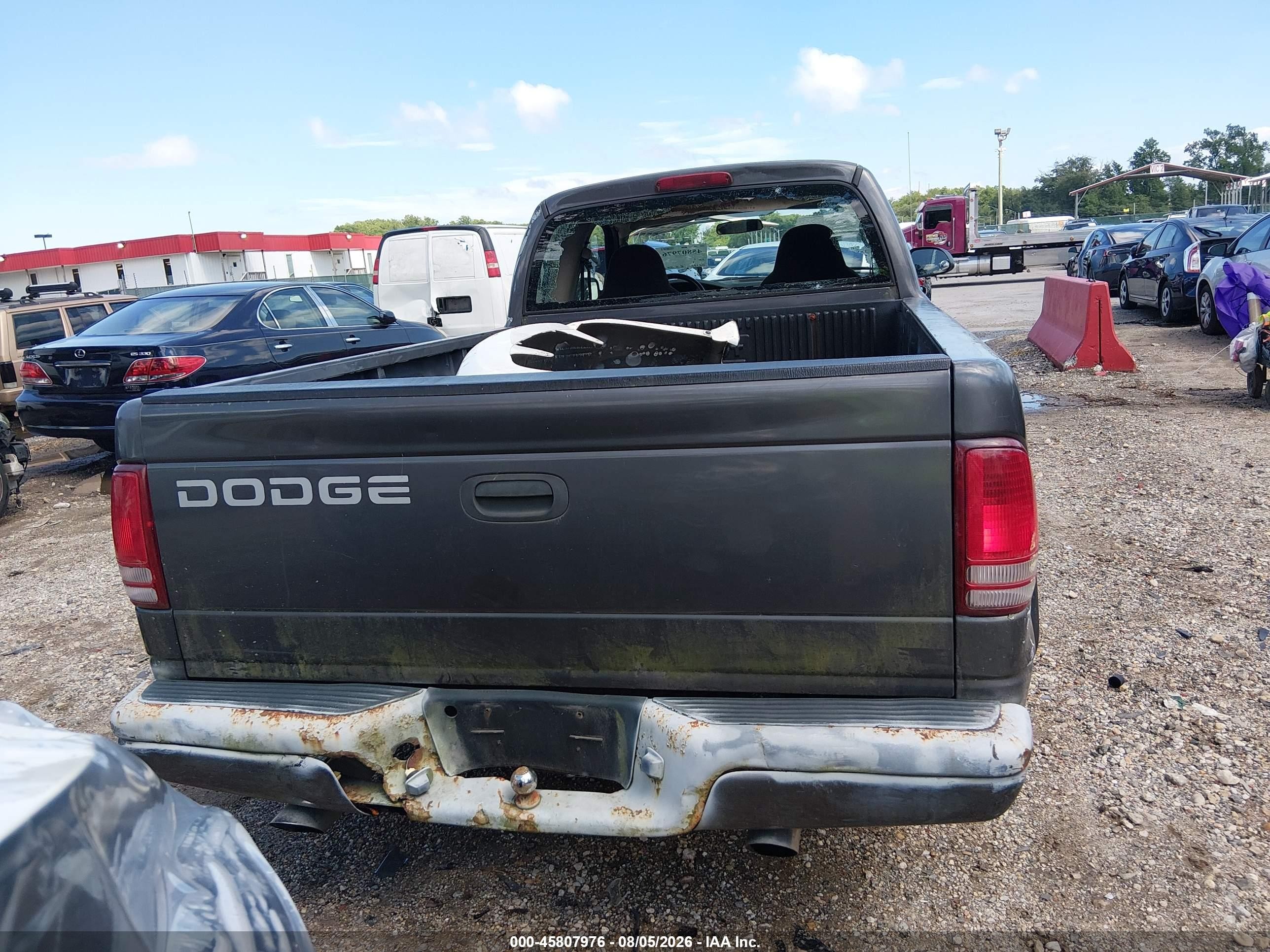 2002 Dodge Dakota   Gray vin: 1B7GL12X32S598601