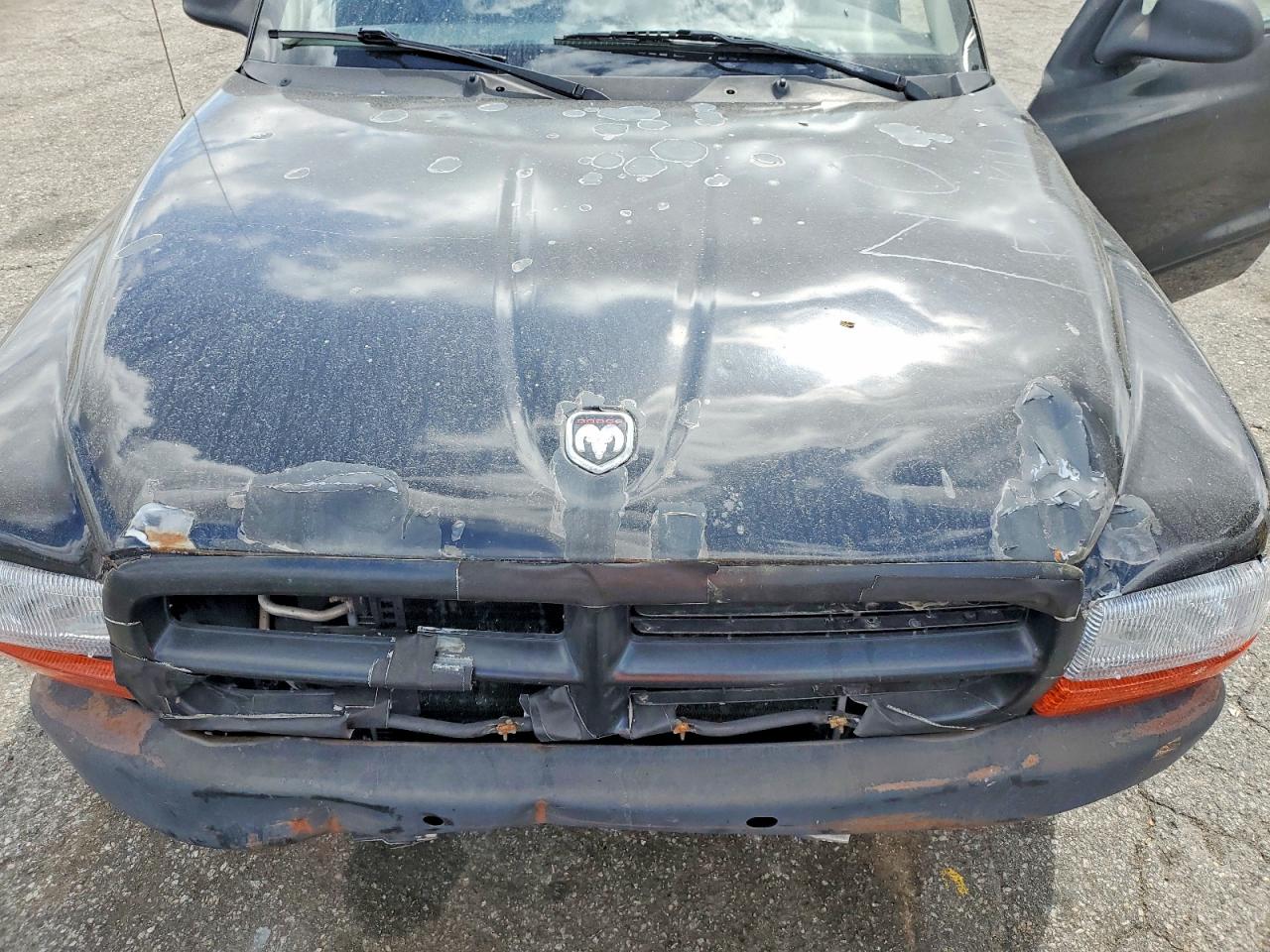2002 Dodge Dakota Base Black vin: 1B7GL12X32S710832