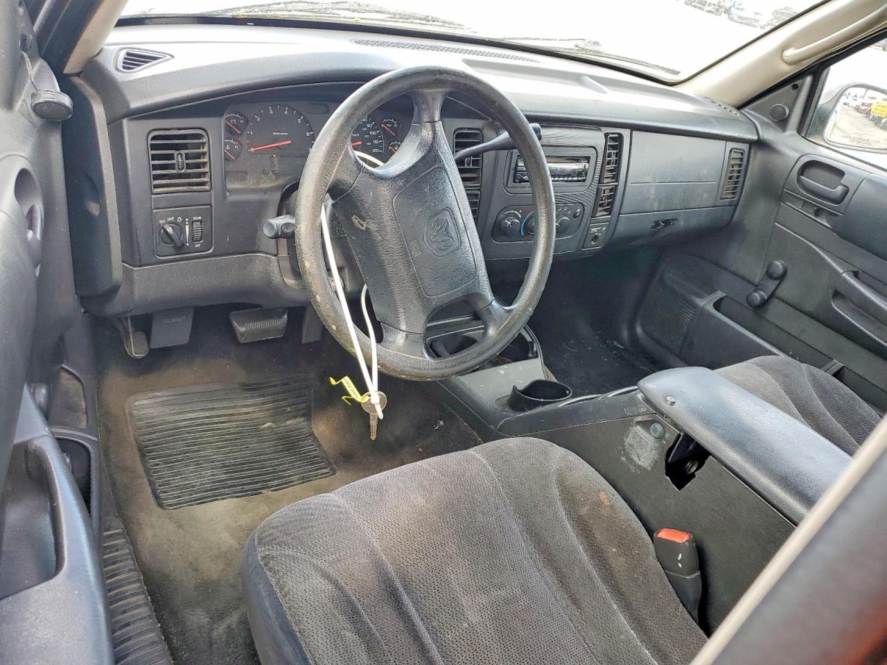 2002 Dodge Dakota Base Black vin: 1B7GL12X32S710832