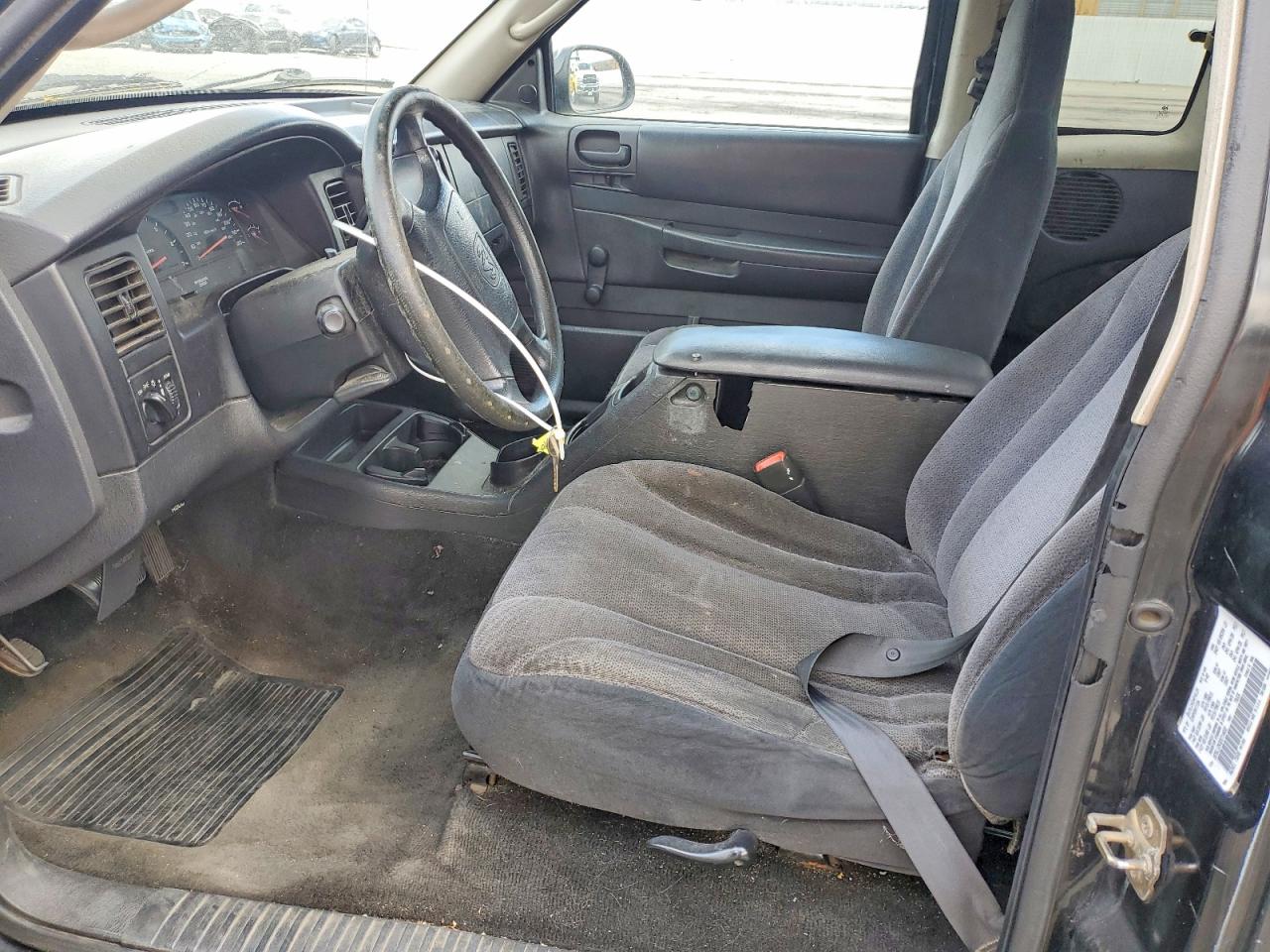 2002 Dodge Dakota Base Black vin: 1B7GL12X32S710832