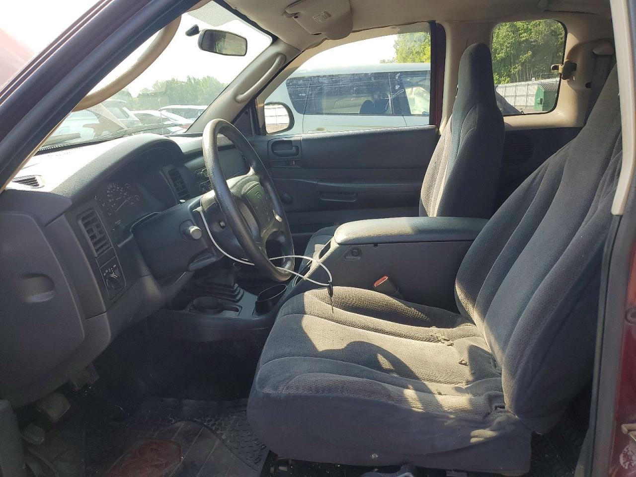2002 Dodge Dakota Base Burgundy vin: 1B7GL12X52S650777