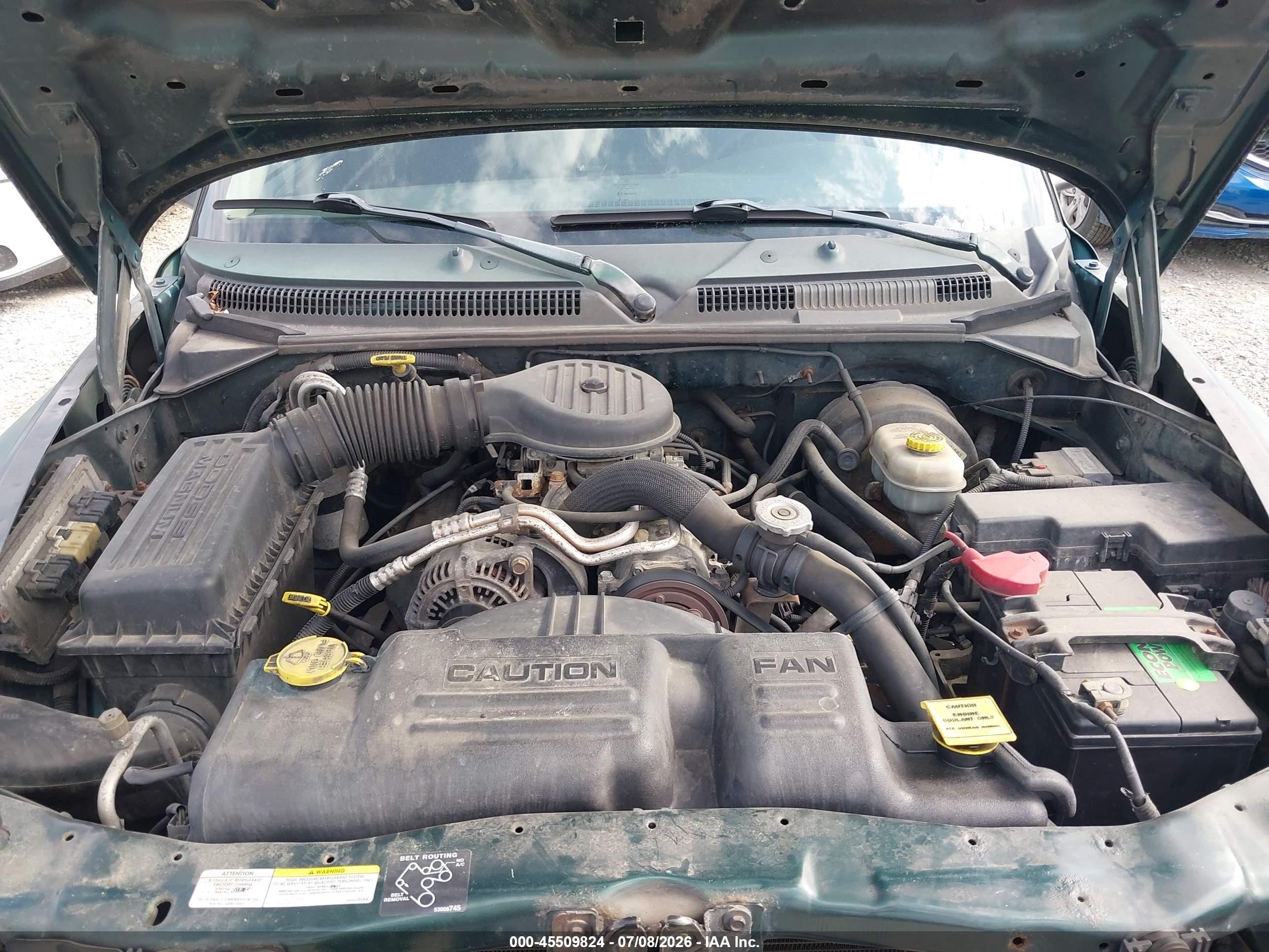 2002 Dodge Dakota   Green vin: 1B7GL12X92S531758