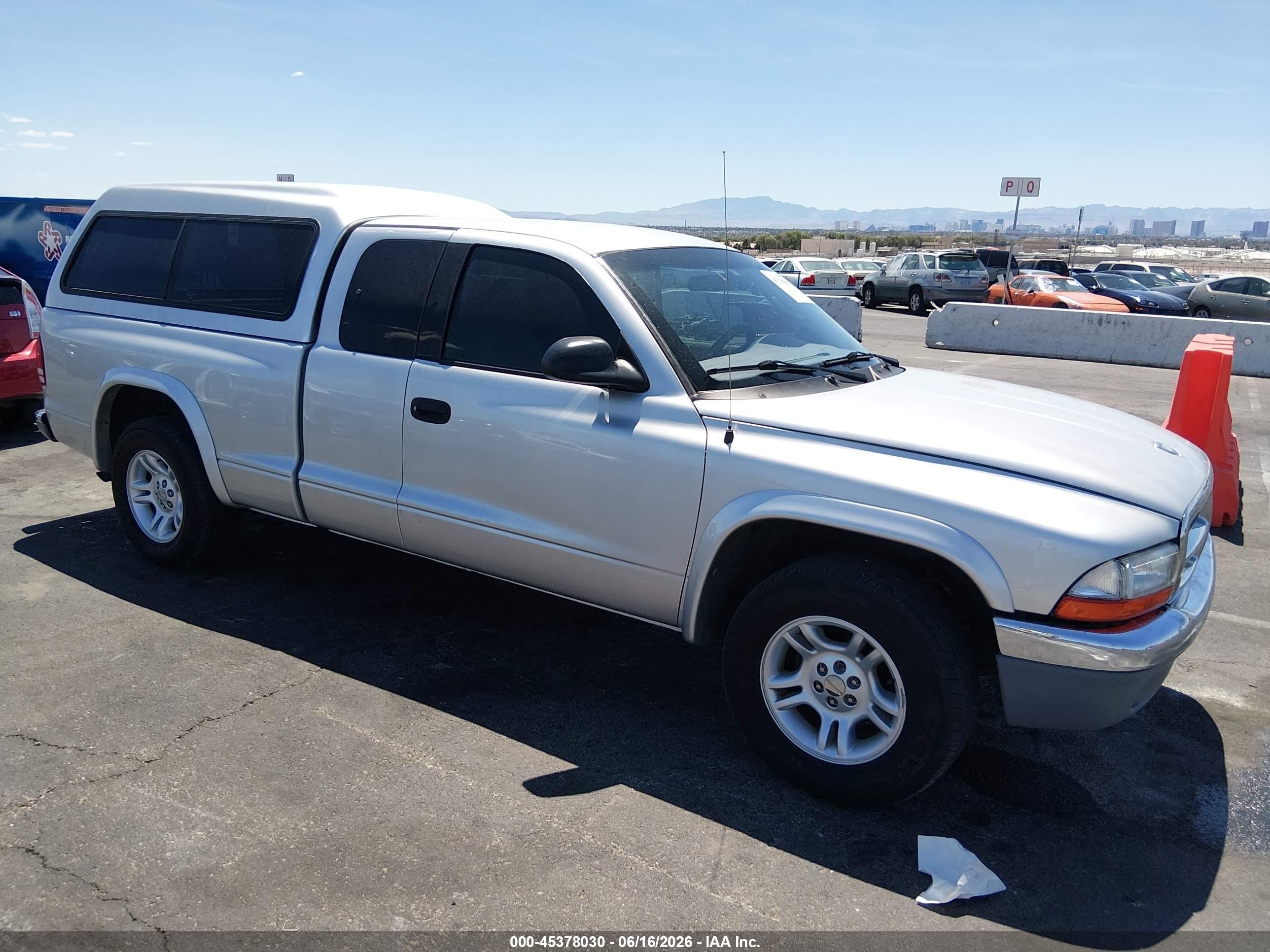 2001 Dodge Dakota Slt/sport Silver vin: 1B7GL22N21S342193