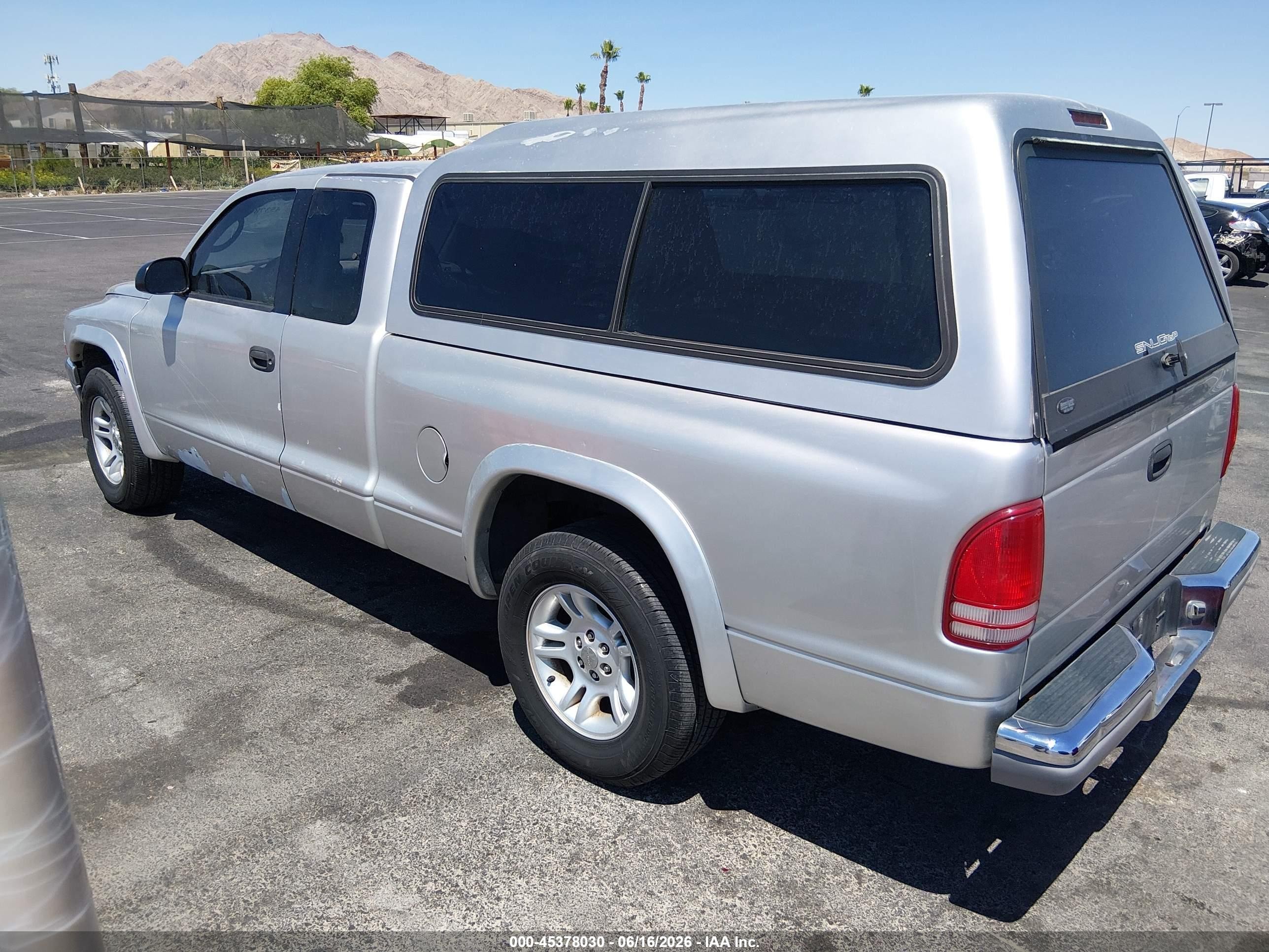2001 Dodge Dakota Slt/sport Silver vin: 1B7GL22N21S342193