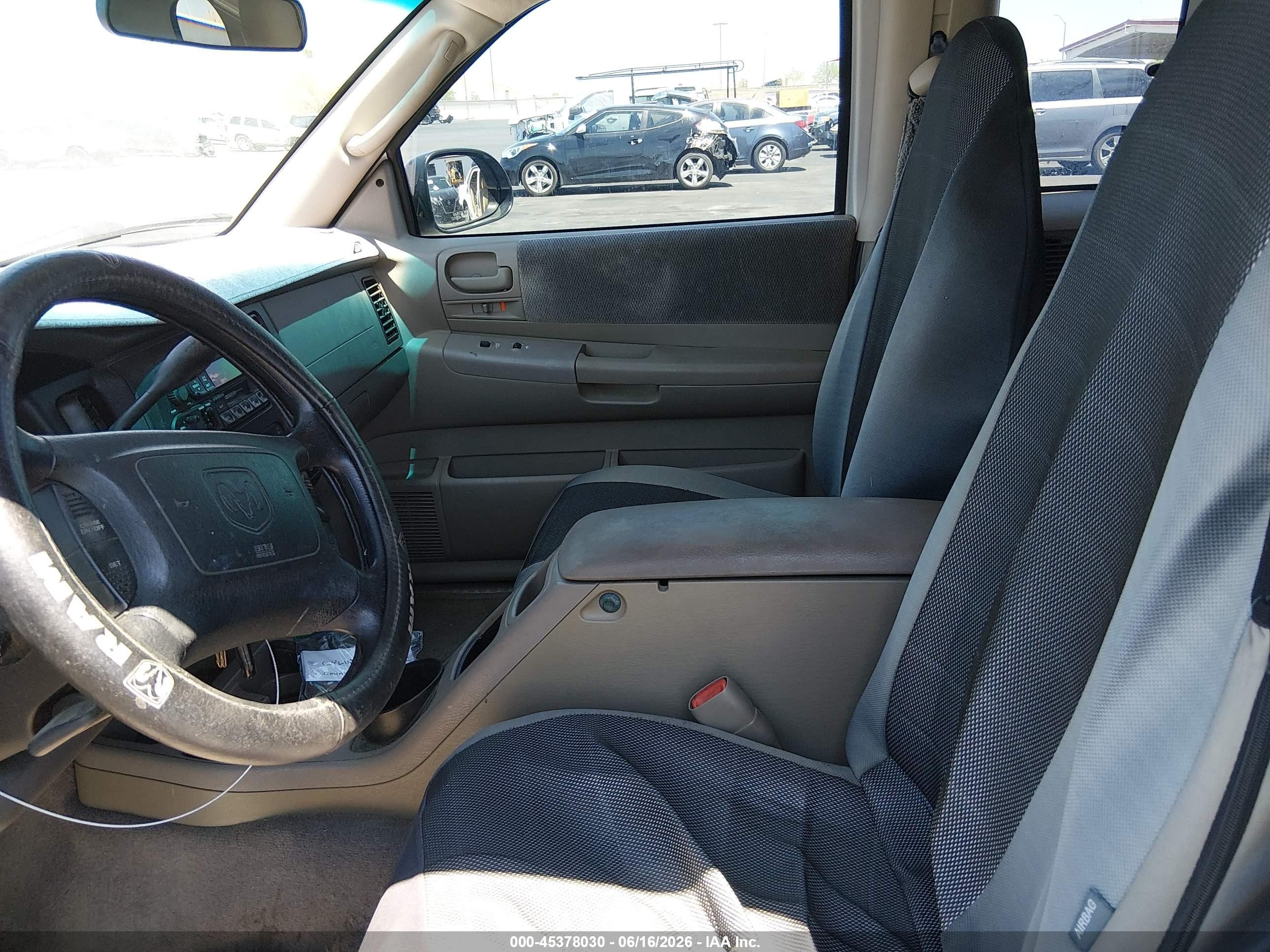 2001 Dodge Dakota Slt/sport Silver vin: 1B7GL22N21S342193