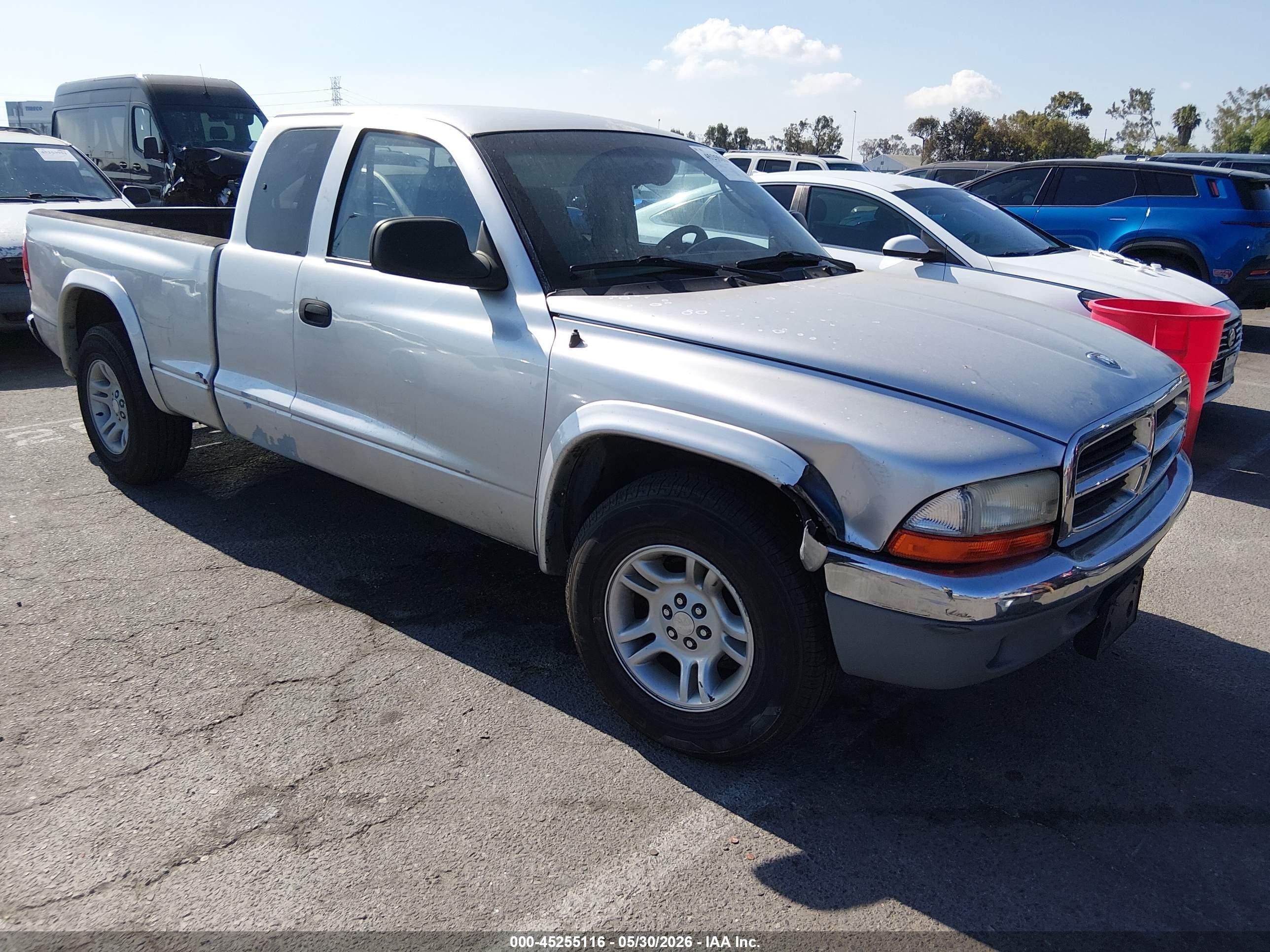 2001 Dodge Dakota Slt/sport Silver vin: 1B7GL22N31S168229