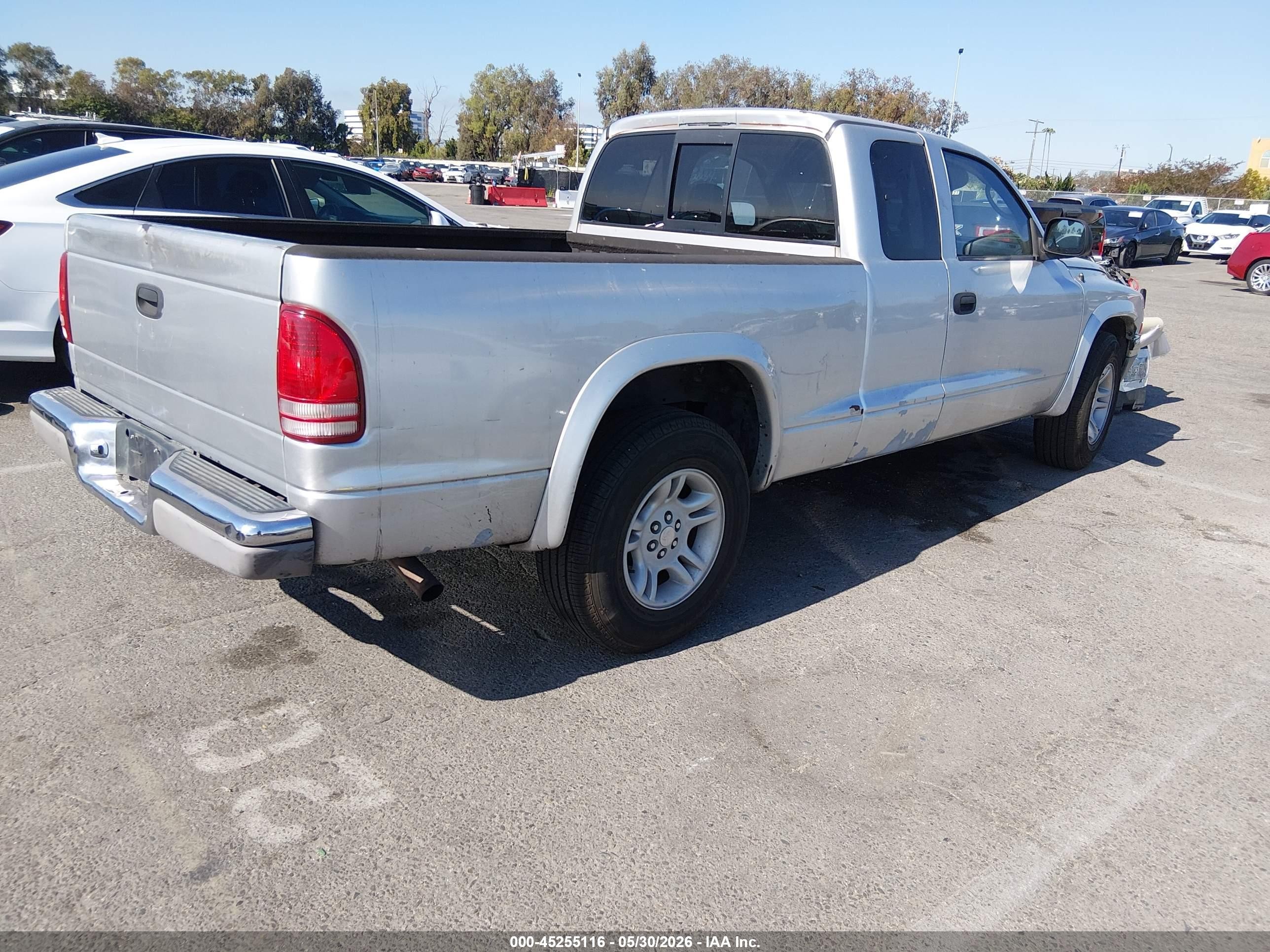 2001 Dodge Dakota Slt/sport Silver vin: 1B7GL22N31S168229