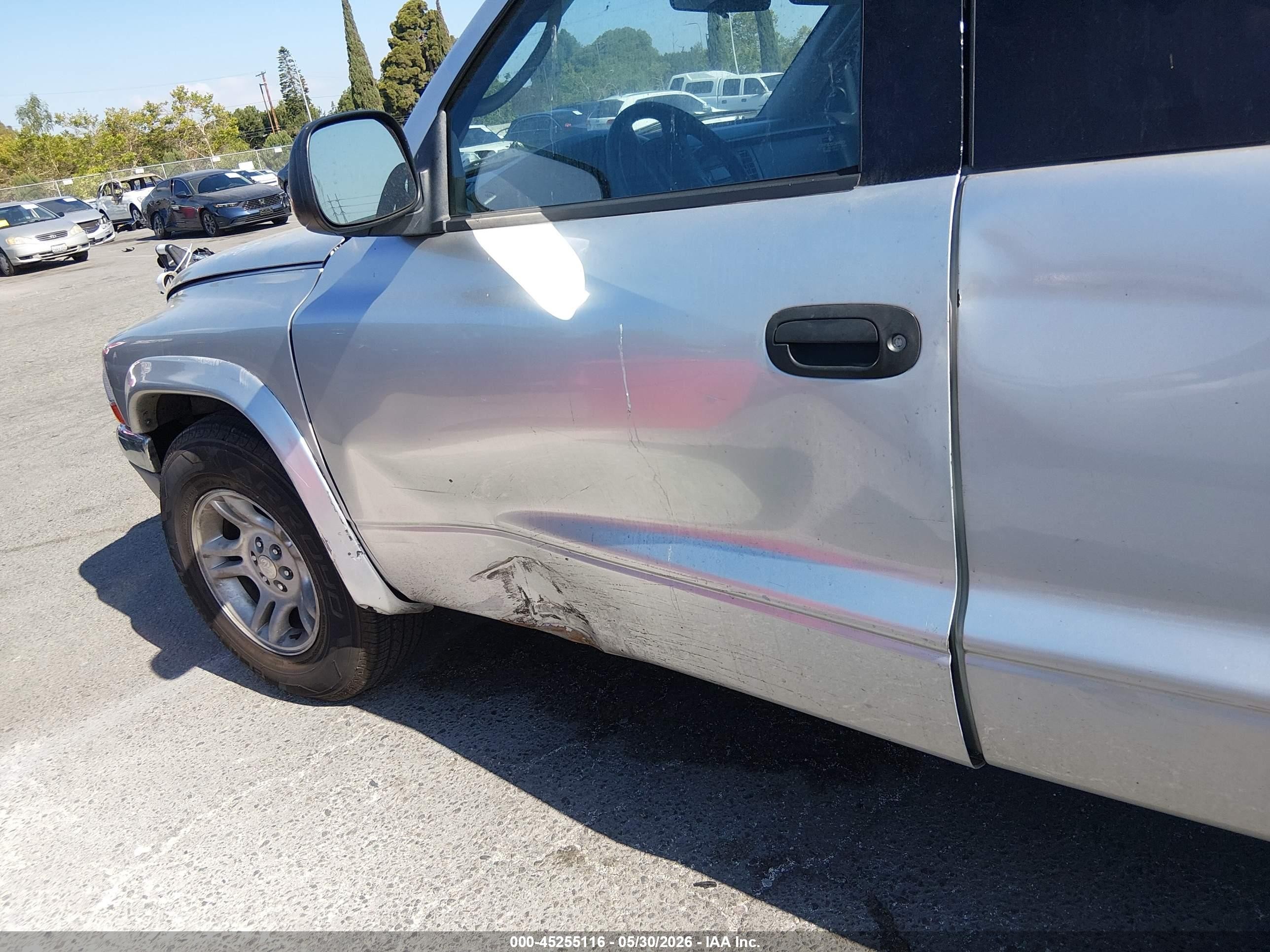 2001 Dodge Dakota Slt/sport Silver vin: 1B7GL22N31S168229