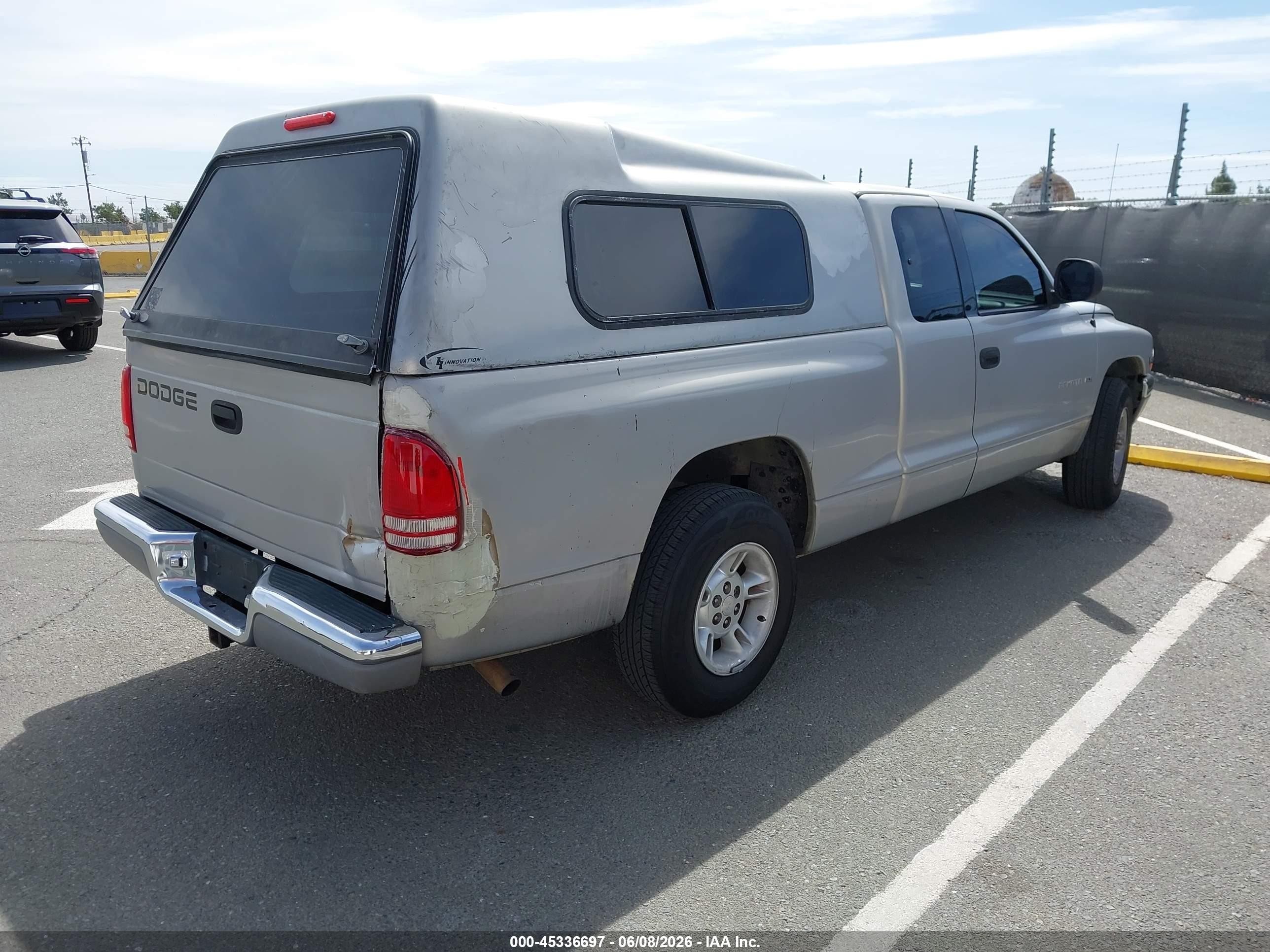 2000 Dodge Dakota Slt/sport Gray vin: 1B7GL22N7YS796224