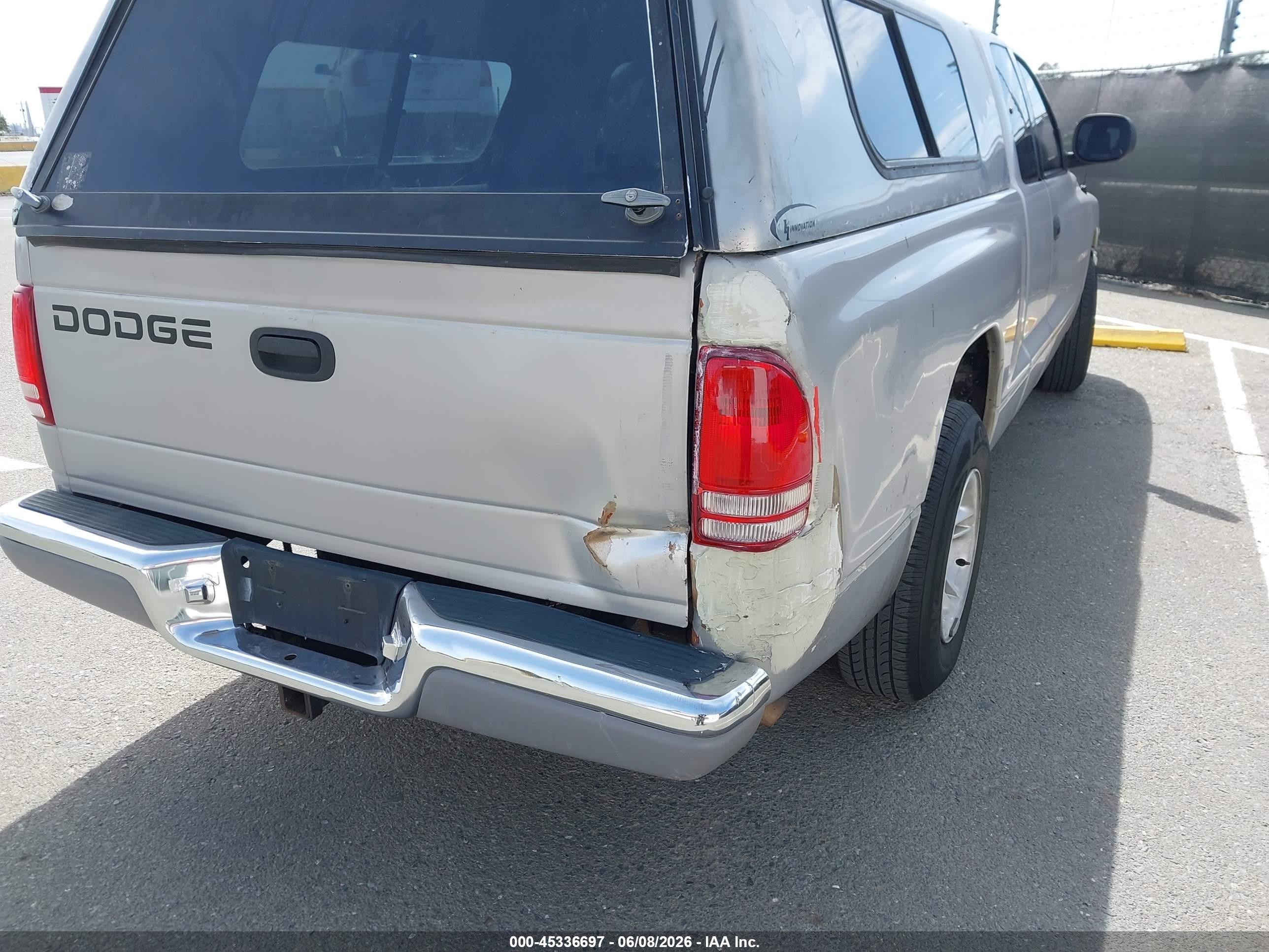 2000 Dodge Dakota Slt/sport Gray vin: 1B7GL22N7YS796224