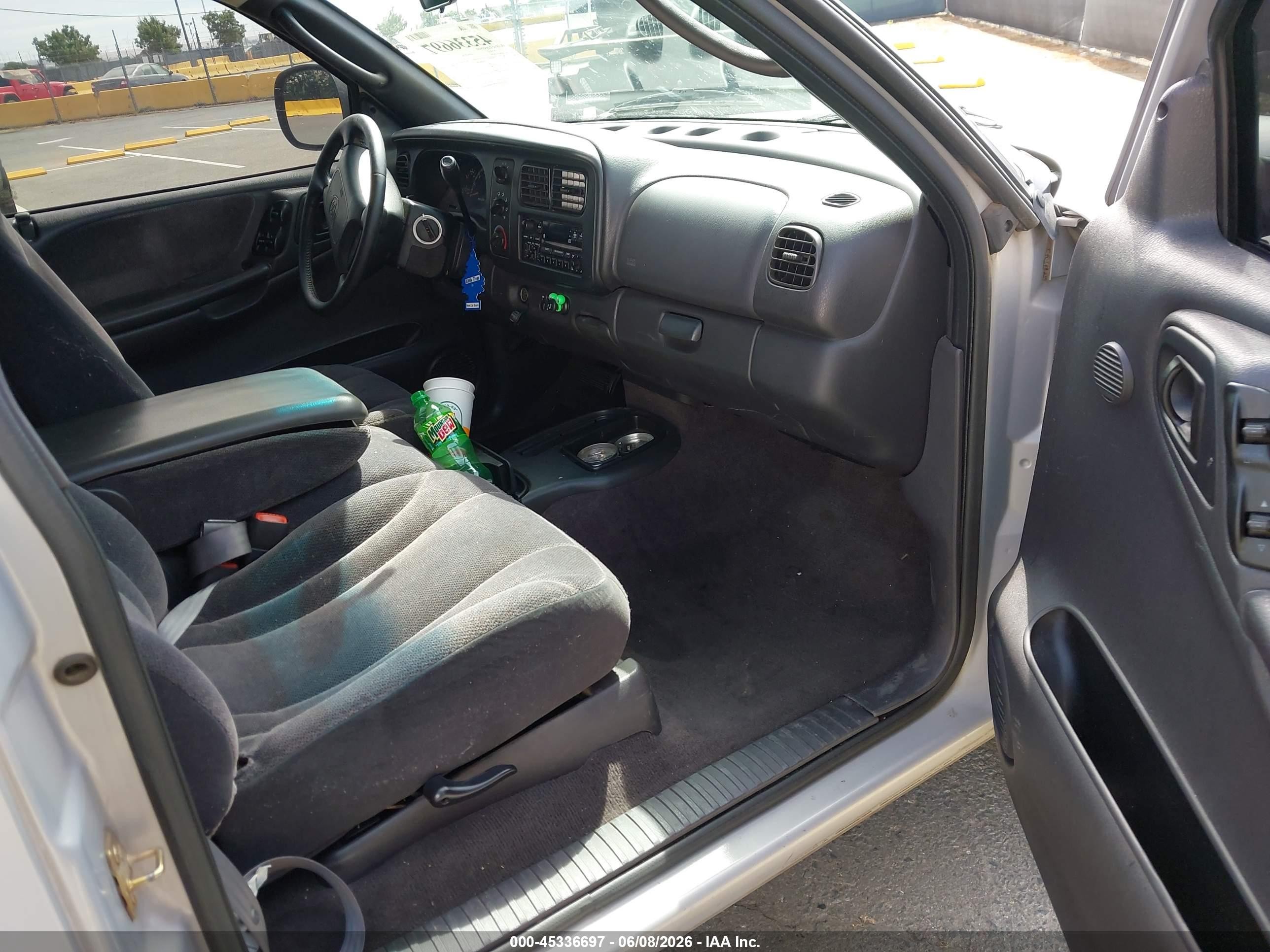 2000 Dodge Dakota Slt/sport Gray vin: 1B7GL22N7YS796224