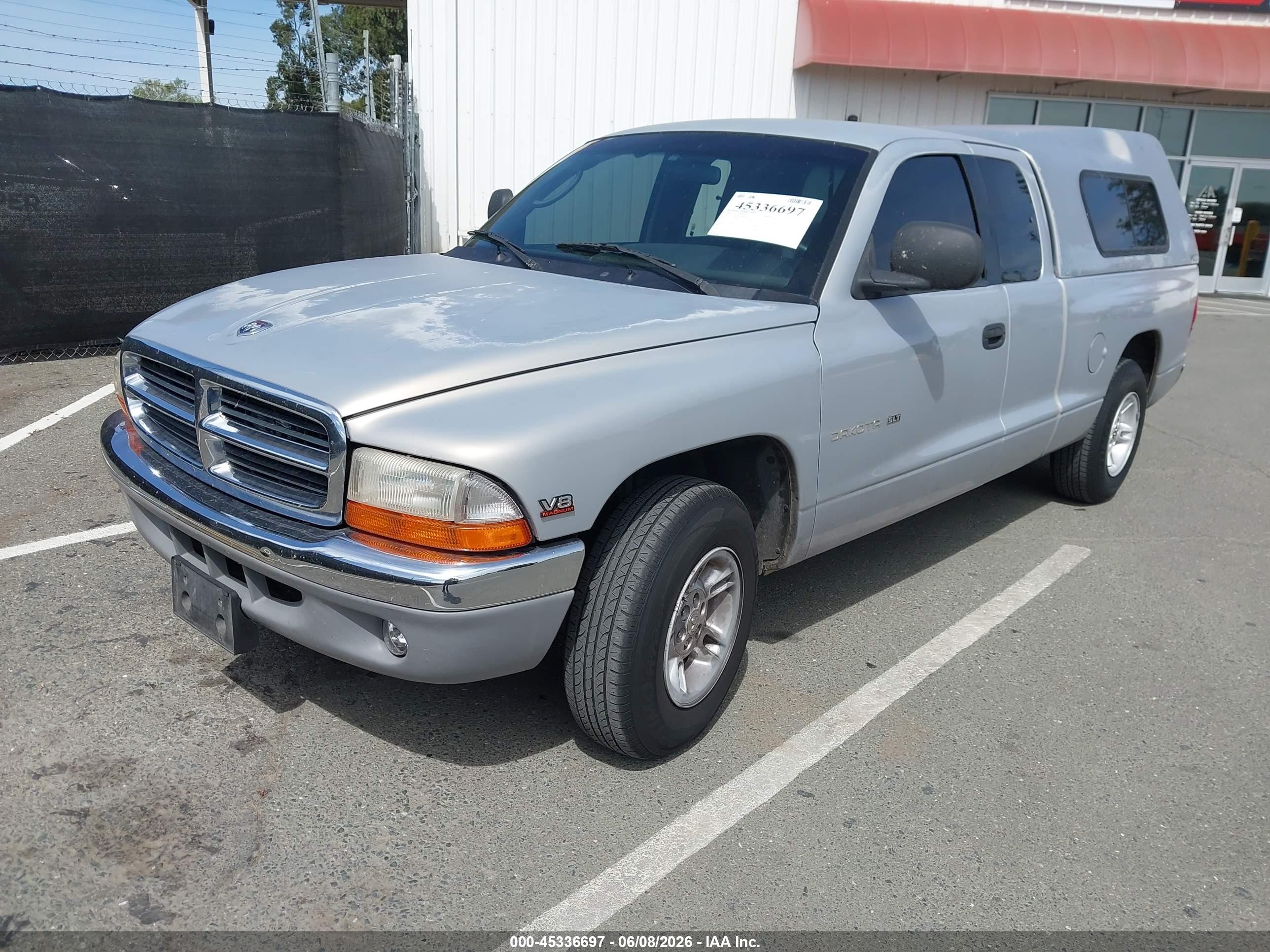 2000 Dodge Dakota Slt/sport Gray vin: 1B7GL22N7YS796224