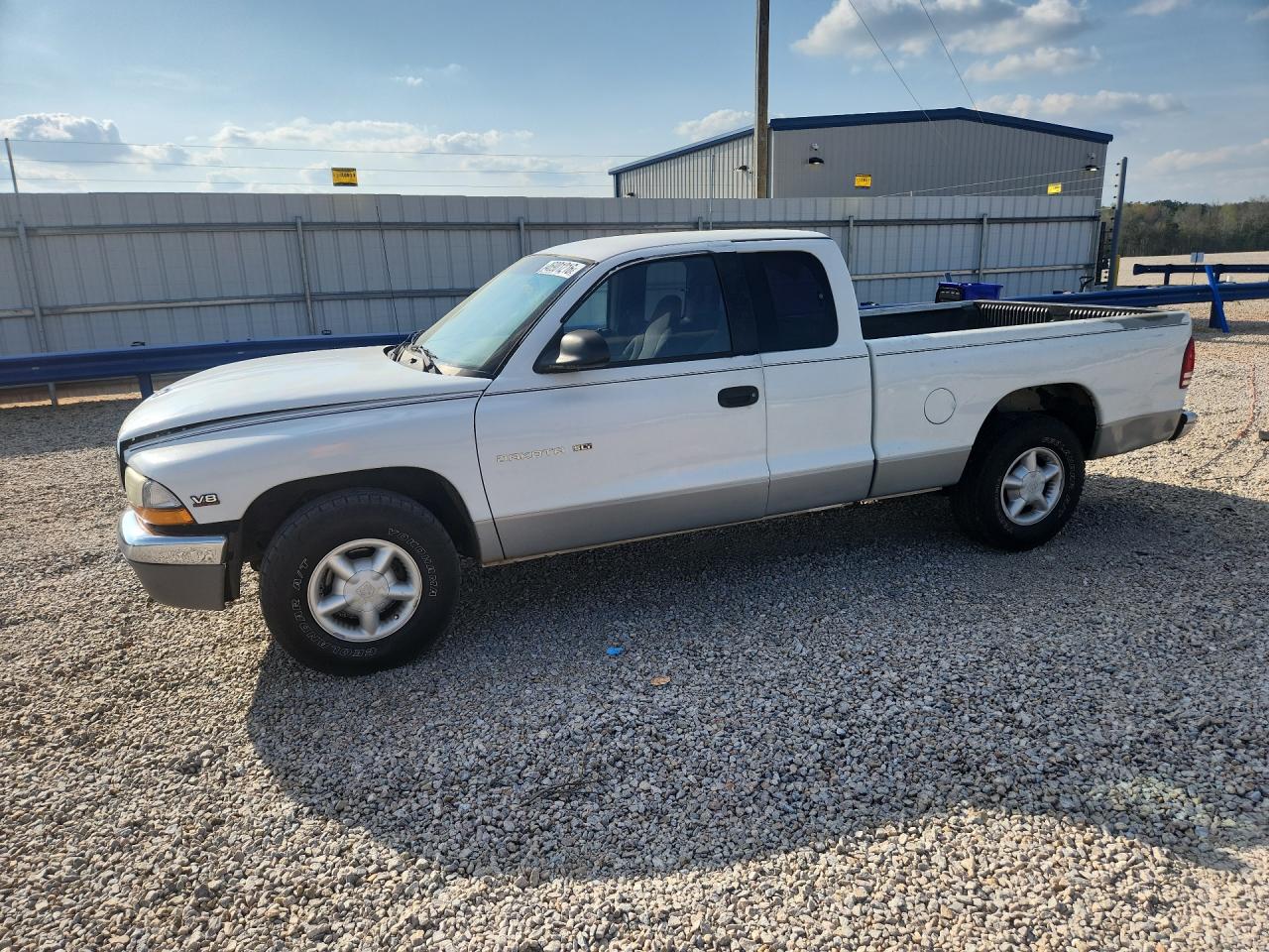 2000 Dodge Dakota White vin: 1B7GL22N8YS521185