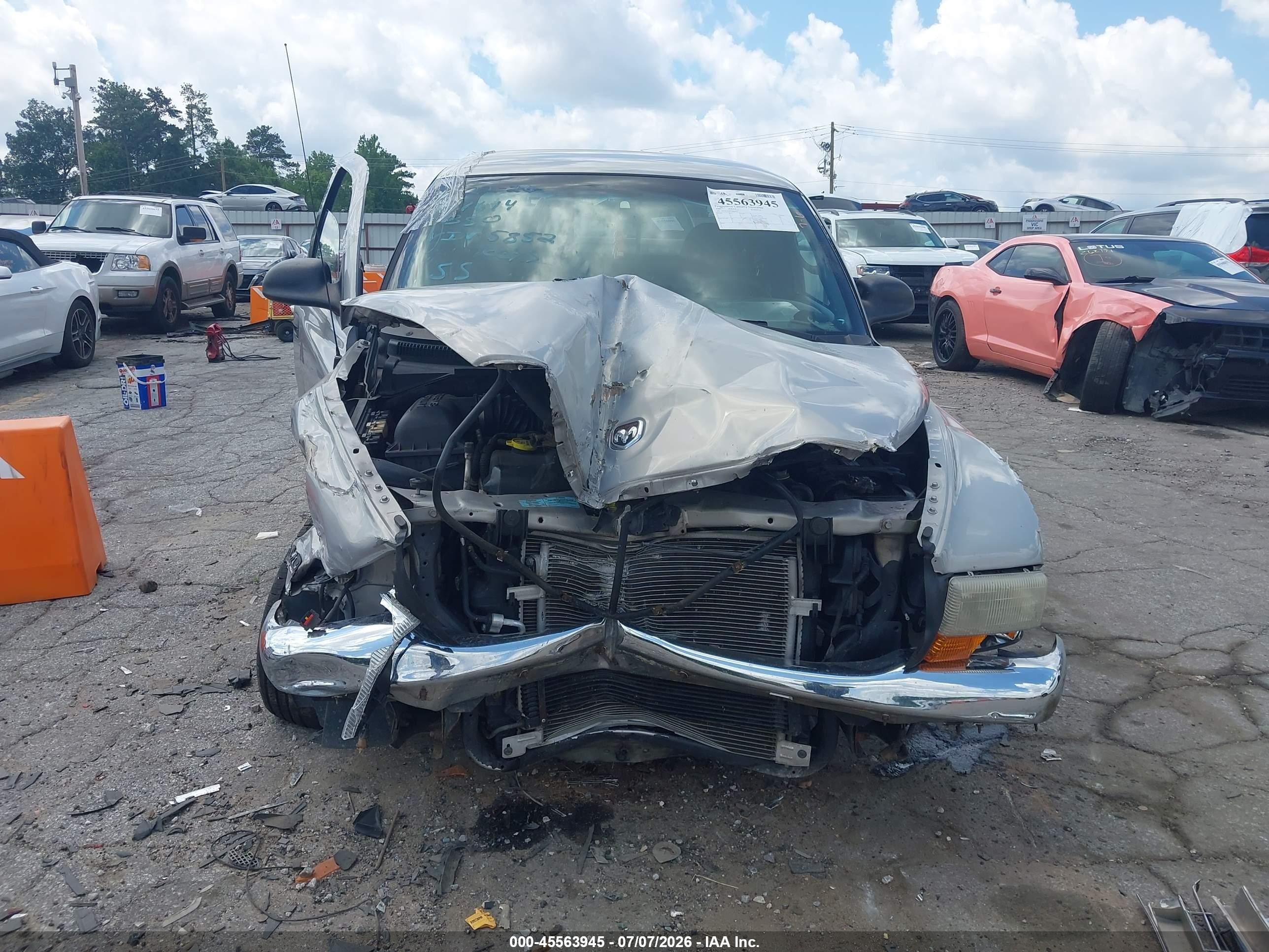 2000 Dodge Dakota Slt/sport Silver vin: 1B7GL22N8YS525852
