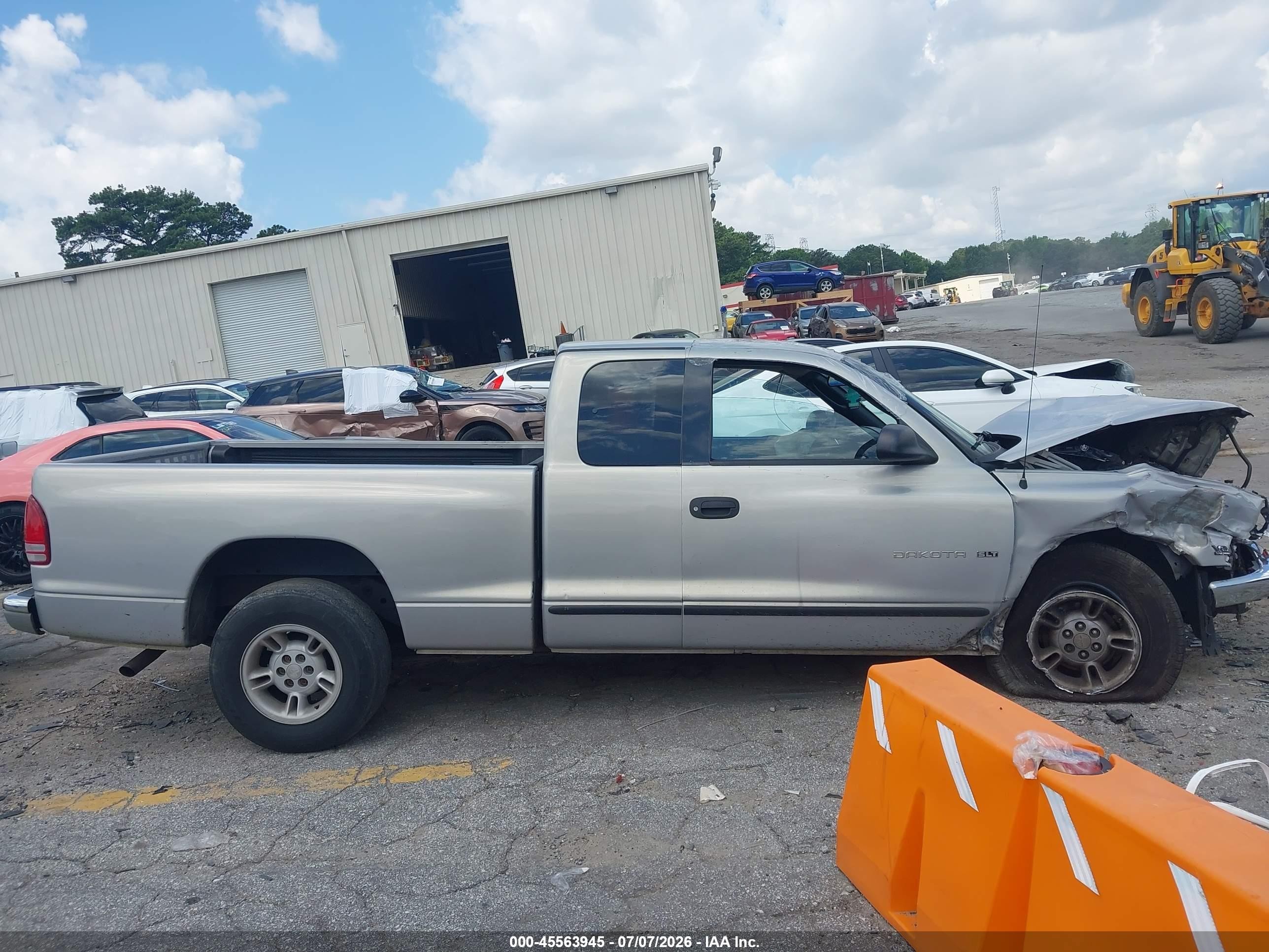 2000 Dodge Dakota Slt/sport Silver vin: 1B7GL22N8YS525852