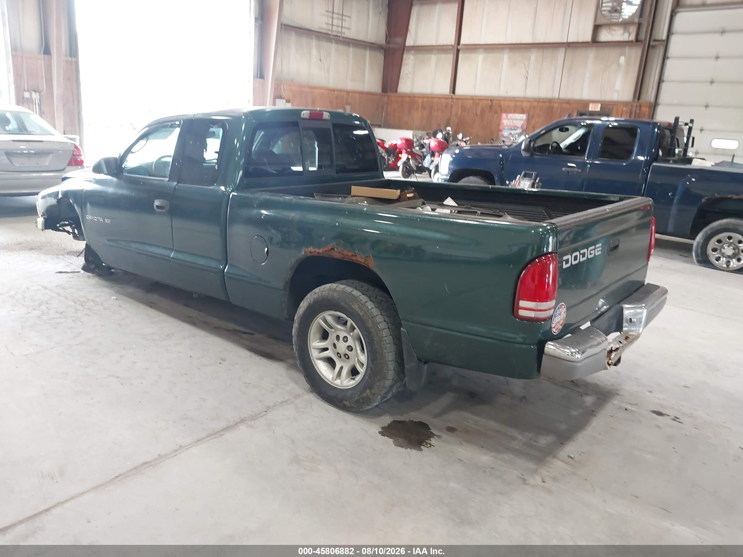 2001 Dodge Dakota Slt/sport Green vin: 1B7GL22N91S344815