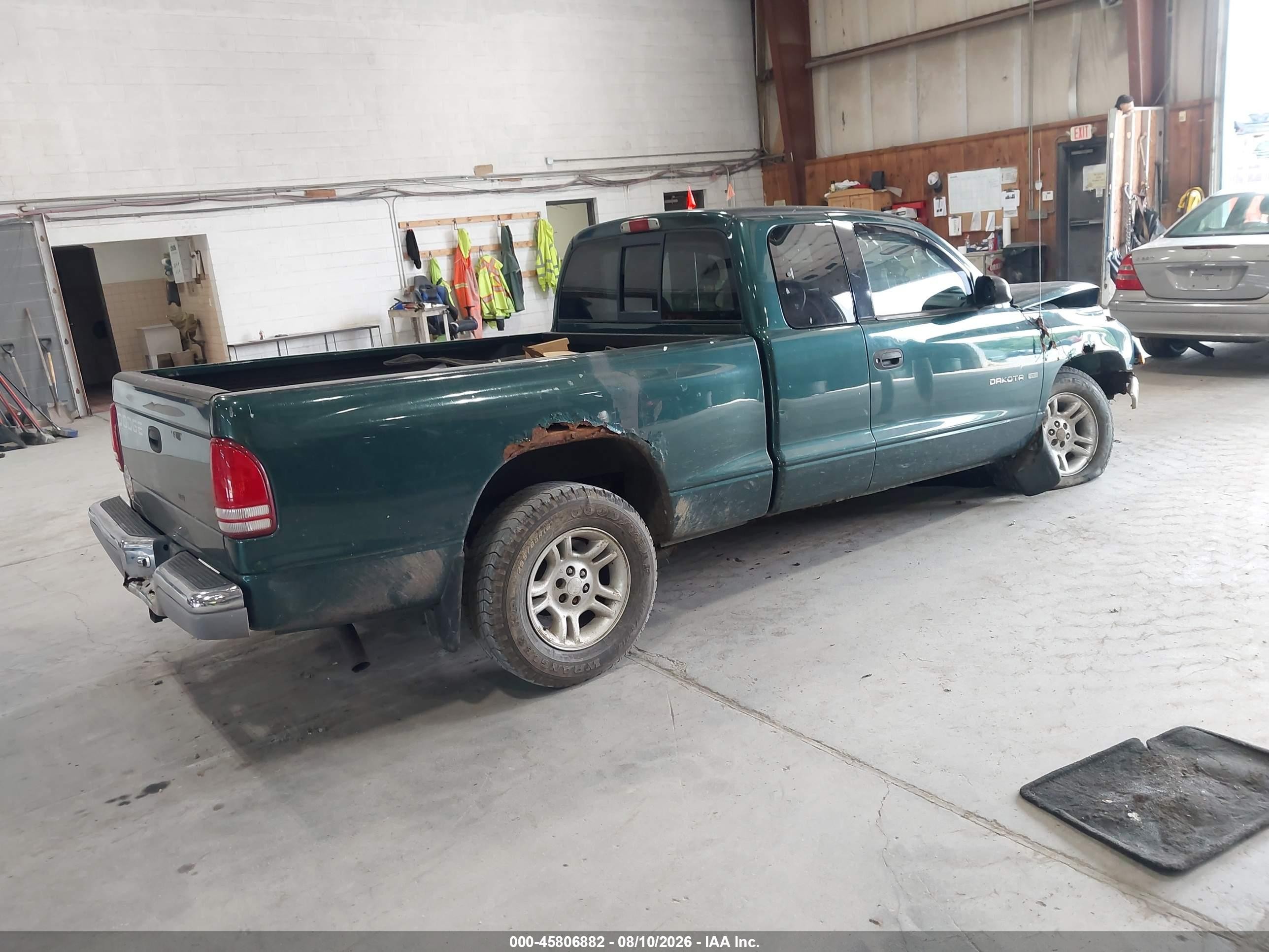2001 Dodge Dakota Slt/sport Green vin: 1B7GL22N91S344815