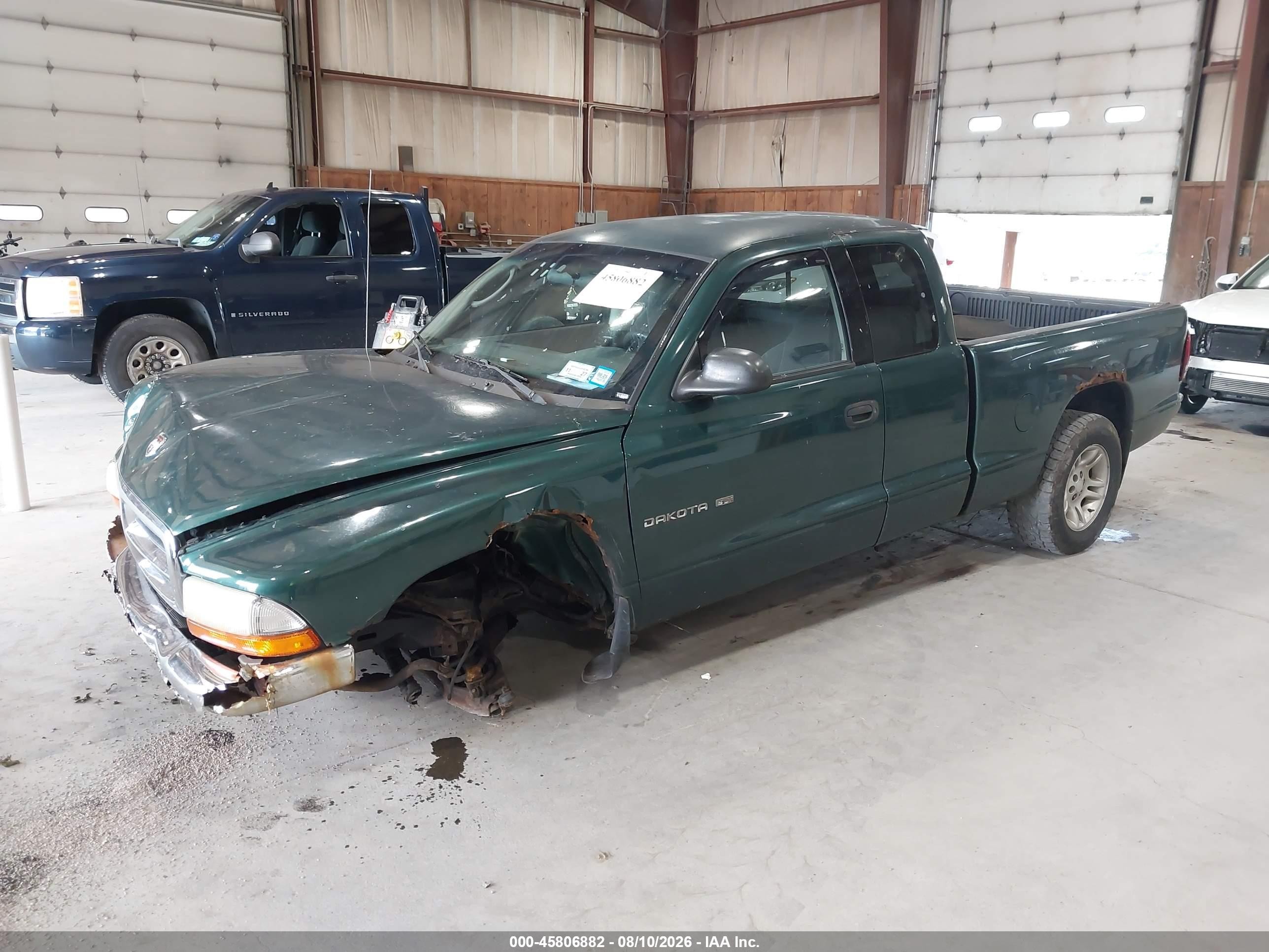 2001 Dodge Dakota Slt/sport Green vin: 1B7GL22N91S344815