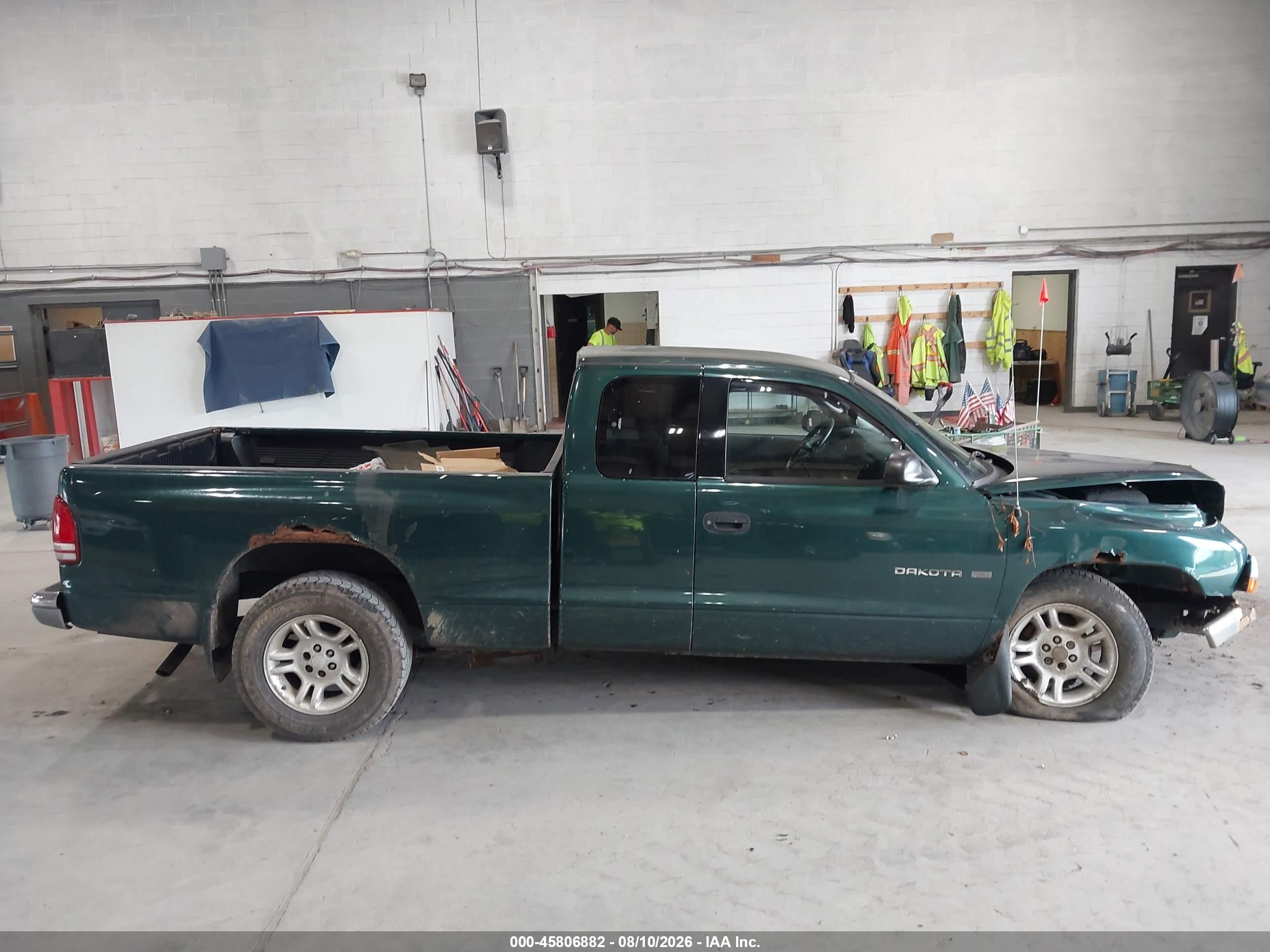 2001 Dodge Dakota Slt/sport Green vin: 1B7GL22N91S344815