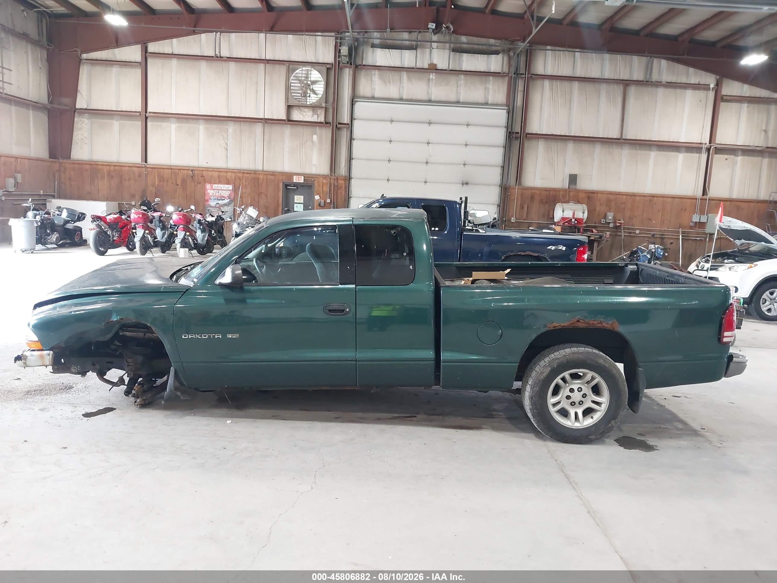 2001 Dodge Dakota Slt/sport Green vin: 1B7GL22N91S344815