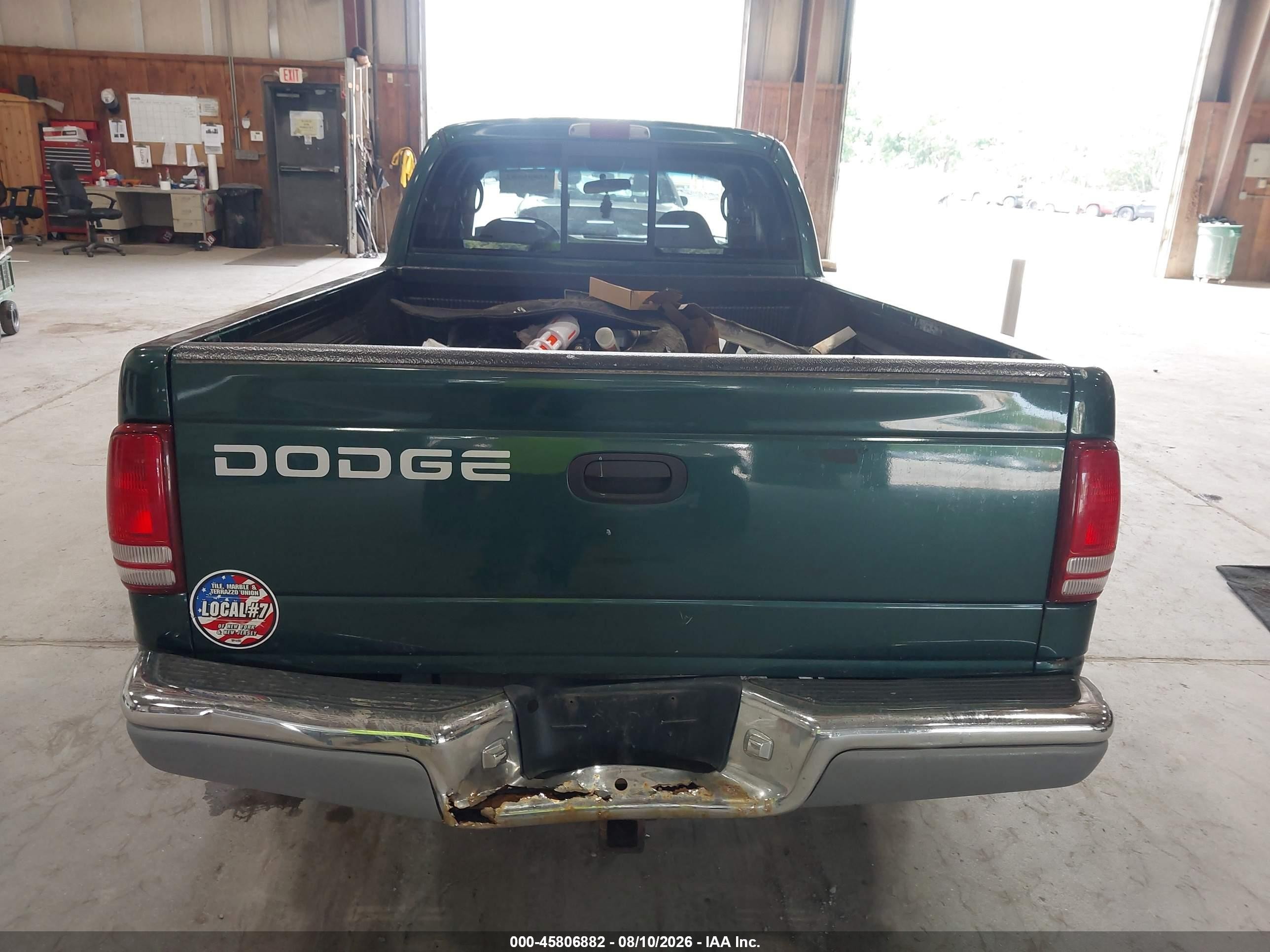 2001 Dodge Dakota Slt/sport Green vin: 1B7GL22N91S344815