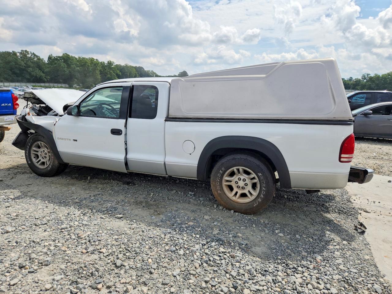 2001 Dodge Dakota Белый vin: 1B7GL22NX1S278680