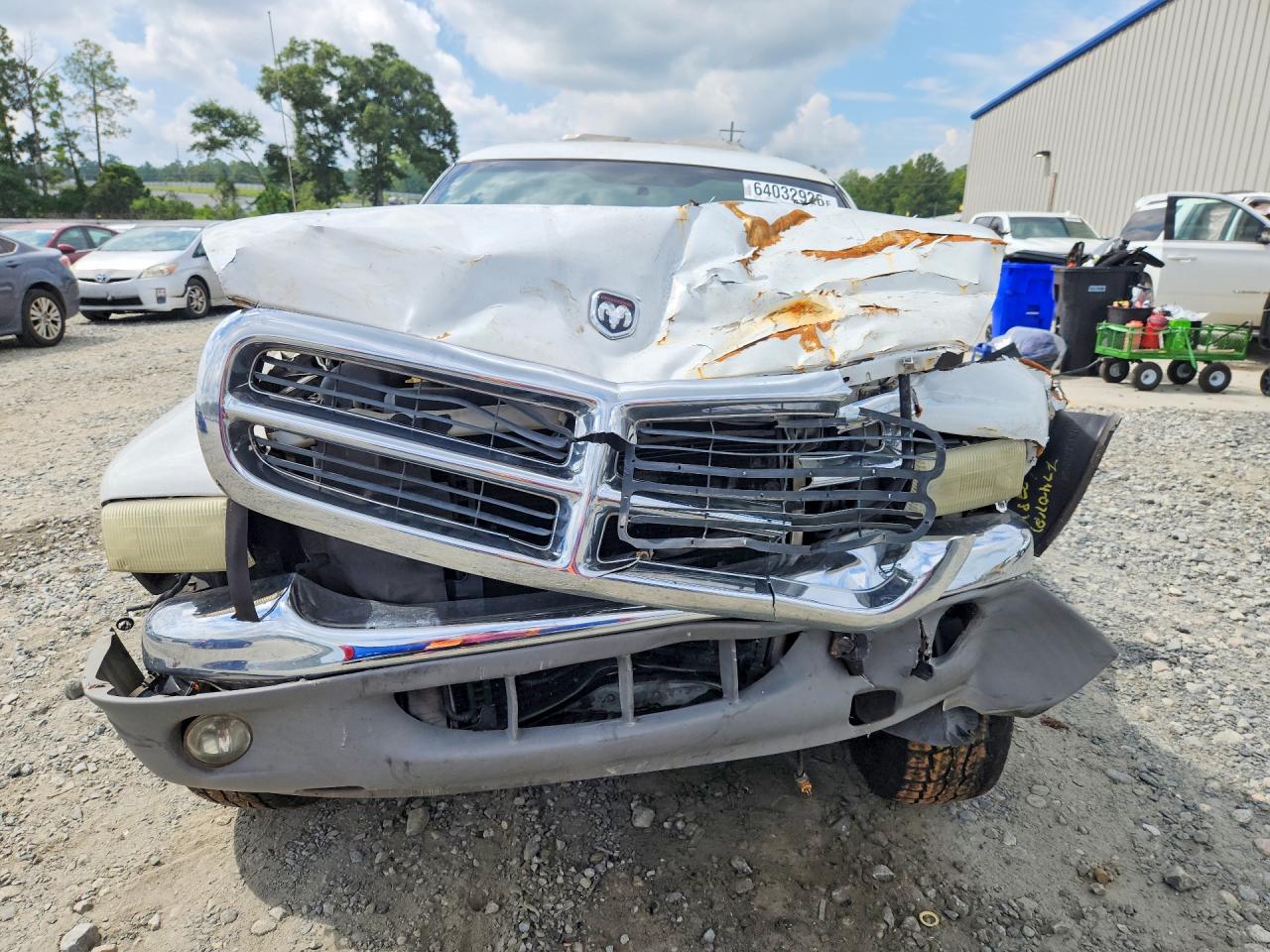 2001 Dodge Dakota Белый vin: 1B7GL22NX1S278680