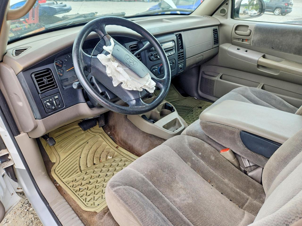 2001 Dodge Dakota Белый vin: 1B7GL22NX1S278680