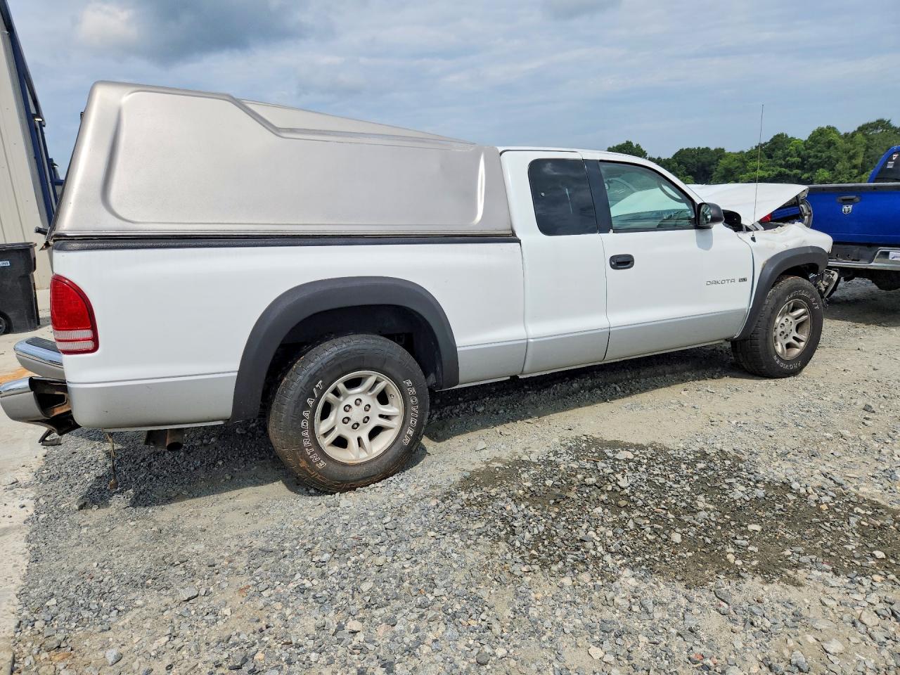 2001 Dodge Dakota Белый vin: 1B7GL22NX1S278680