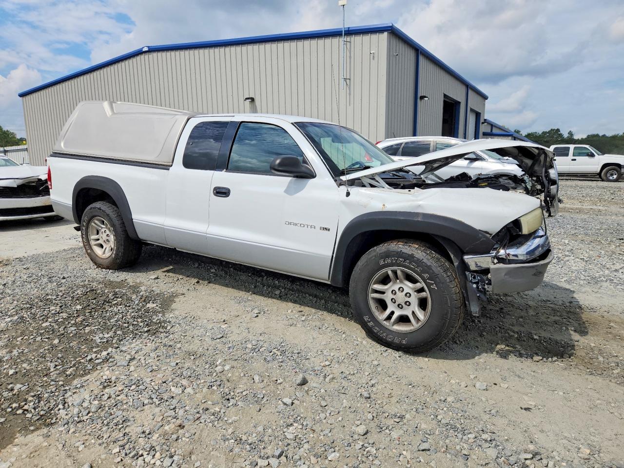 2001 Dodge Dakota Белый vin: 1B7GL22NX1S278680