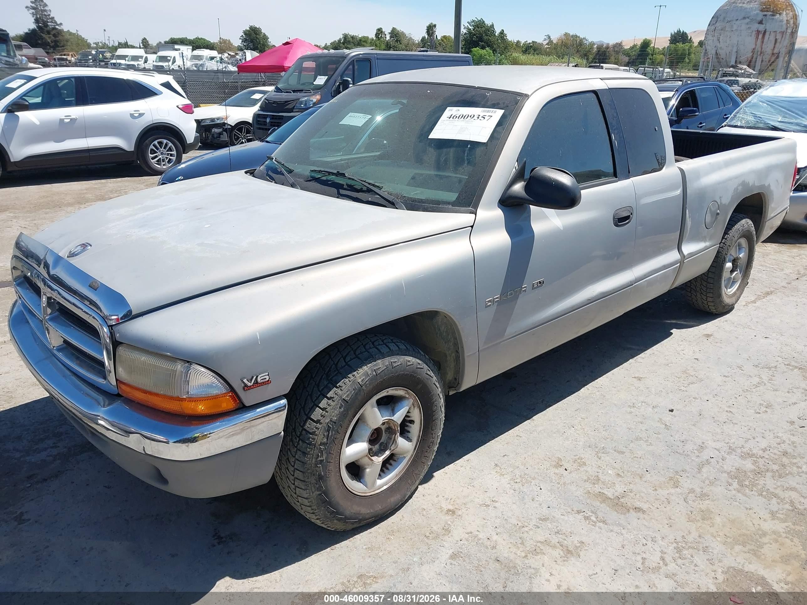 1998 Dodge Dakota Slt/sport Silver vin: 1B7GL22X0WS503102
