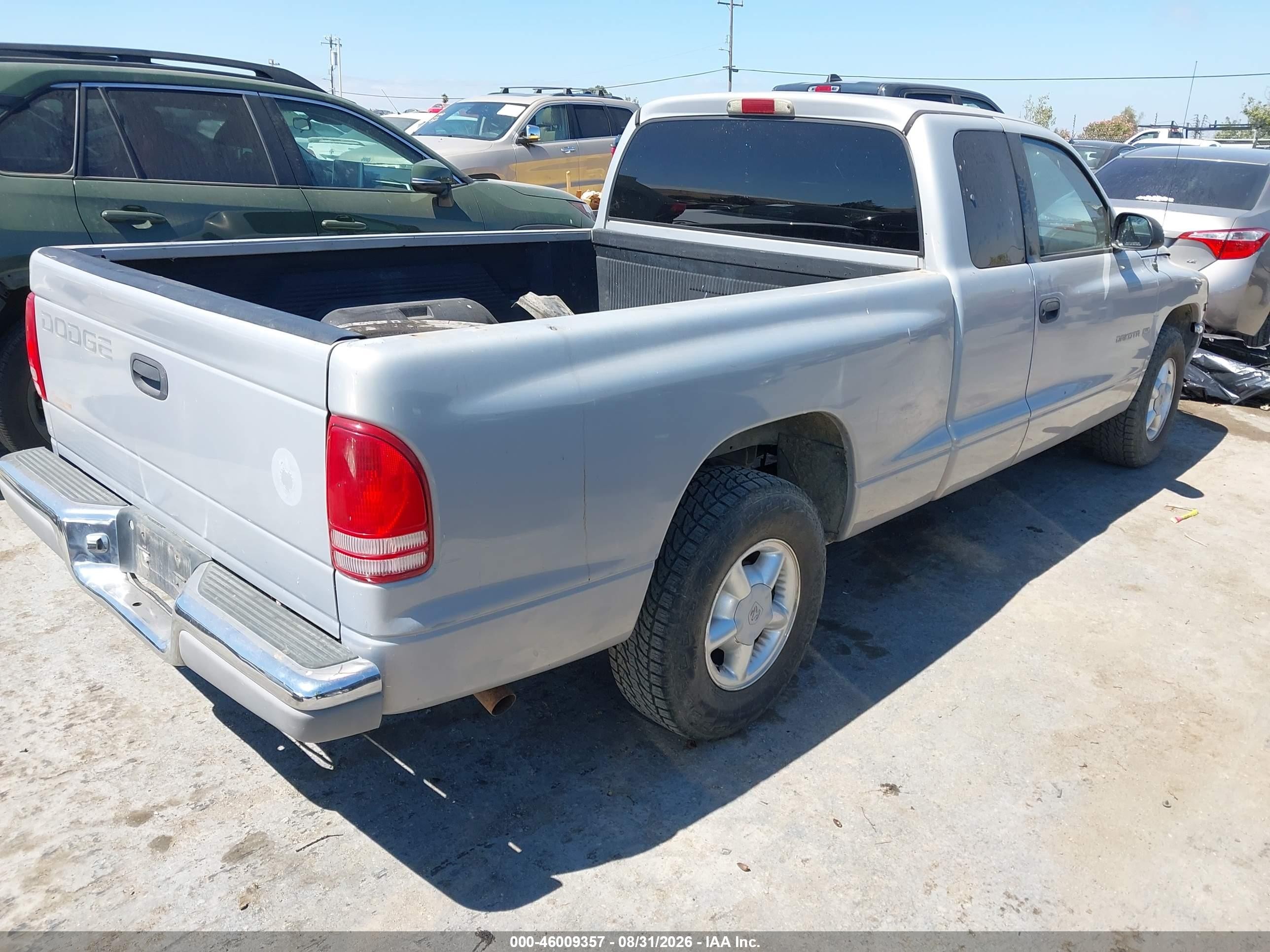 1998 Dodge Dakota Slt/sport Silver vin: 1B7GL22X0WS503102
