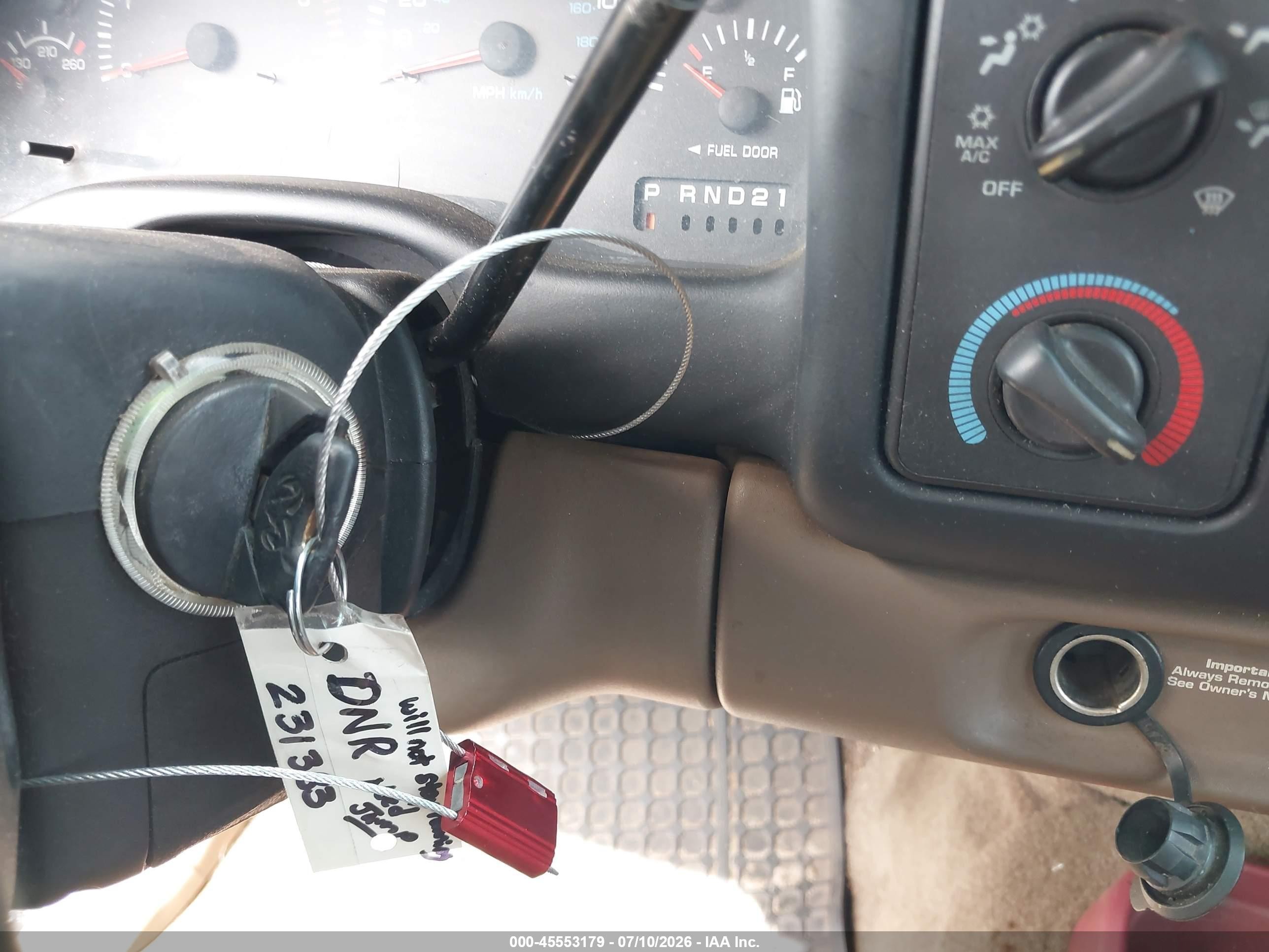 1998 Dodge Dakota Slt/sport Красный vin: 1B7GL22X0WS535922