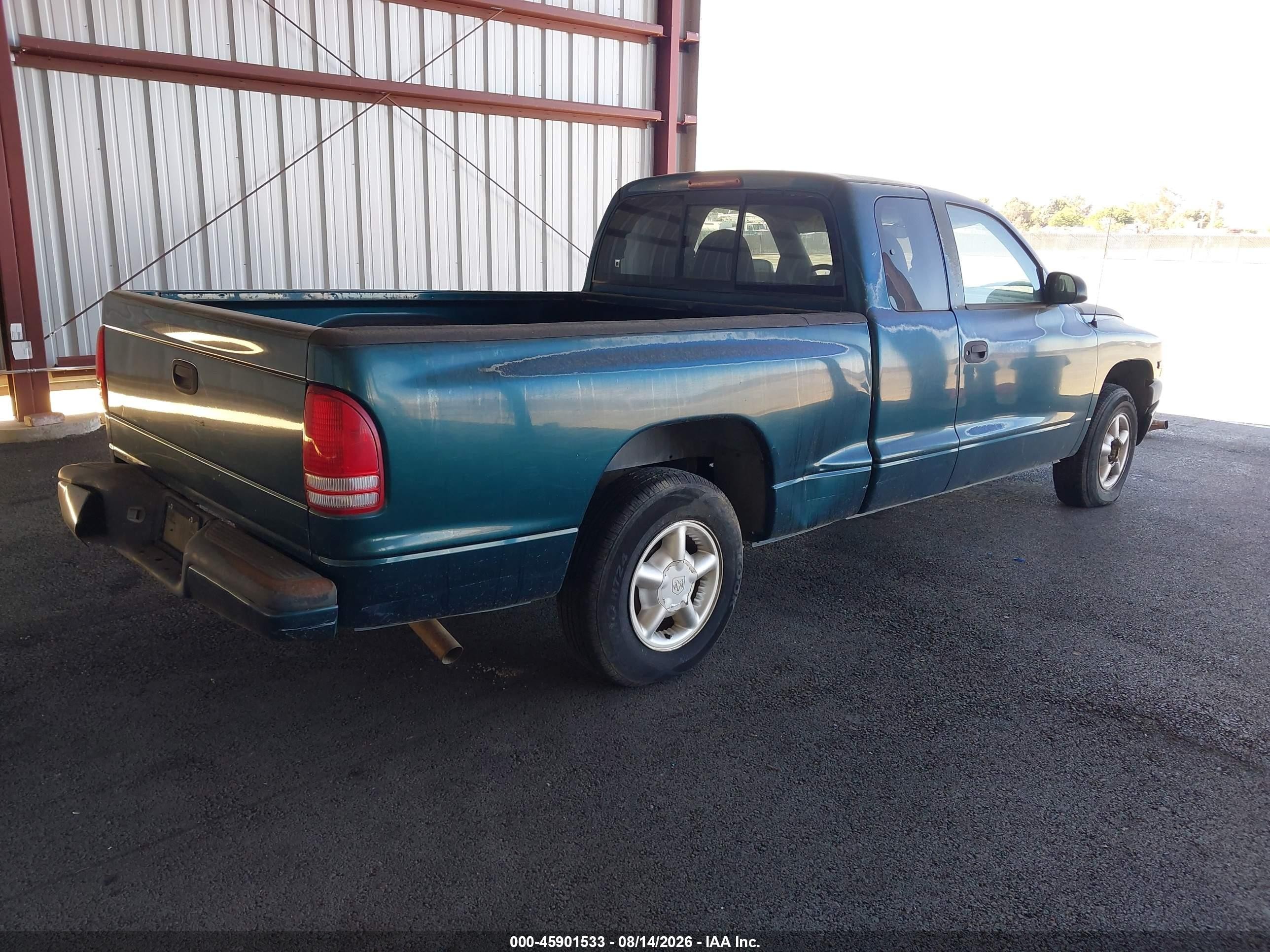 1998 Dodge Dakota Slt/sport Зеленый vin: 1B7GL22X0WS547245