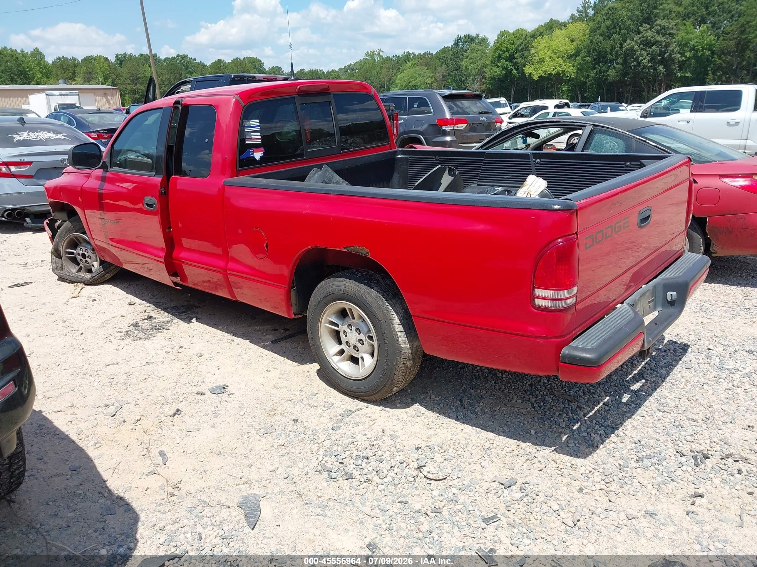 1998 Dodge Dakota Slt/sport Red vin: 1B7GL22X0WS589222