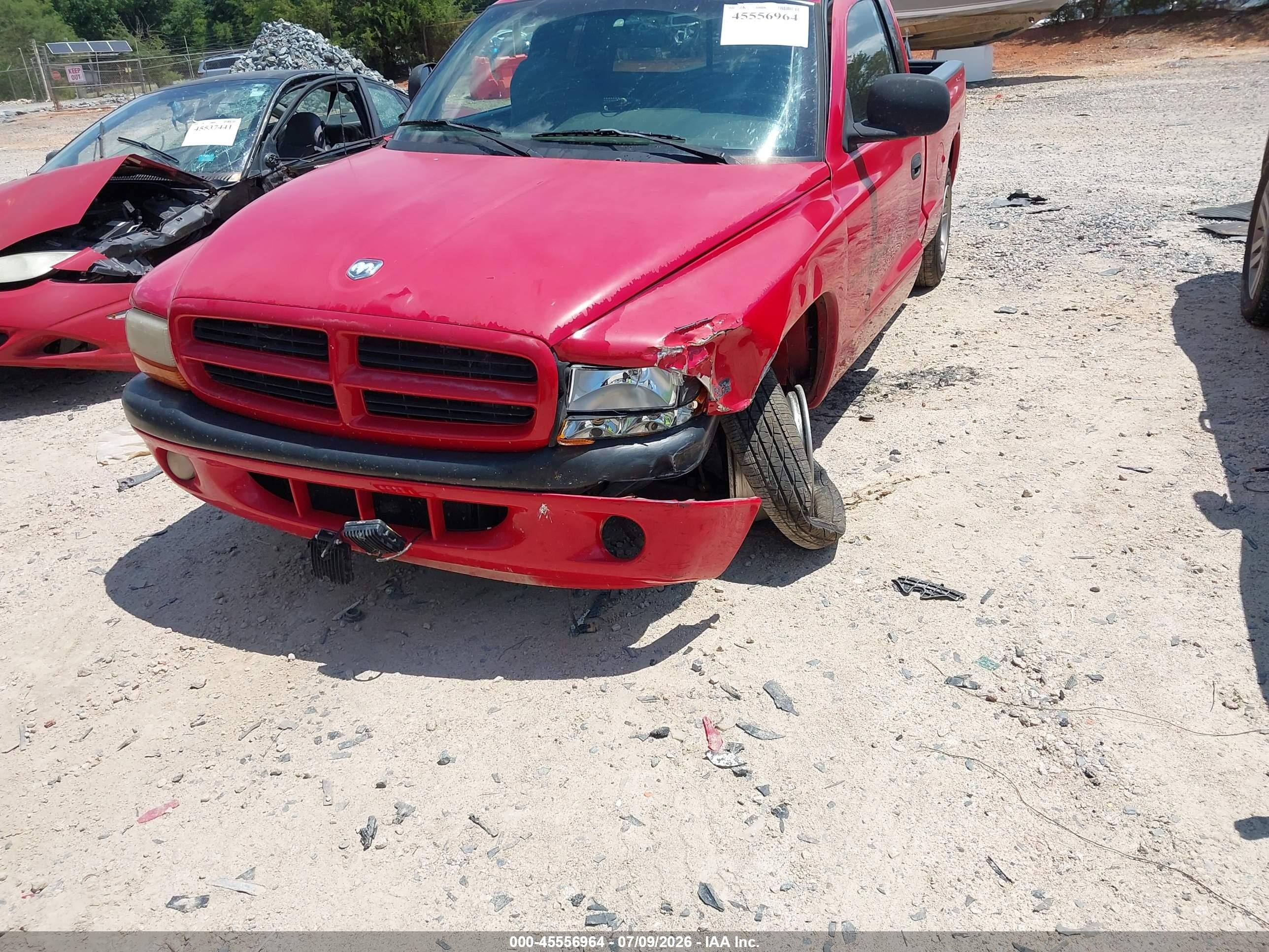 1998 Dodge Dakota Slt/sport Red vin: 1B7GL22X0WS589222