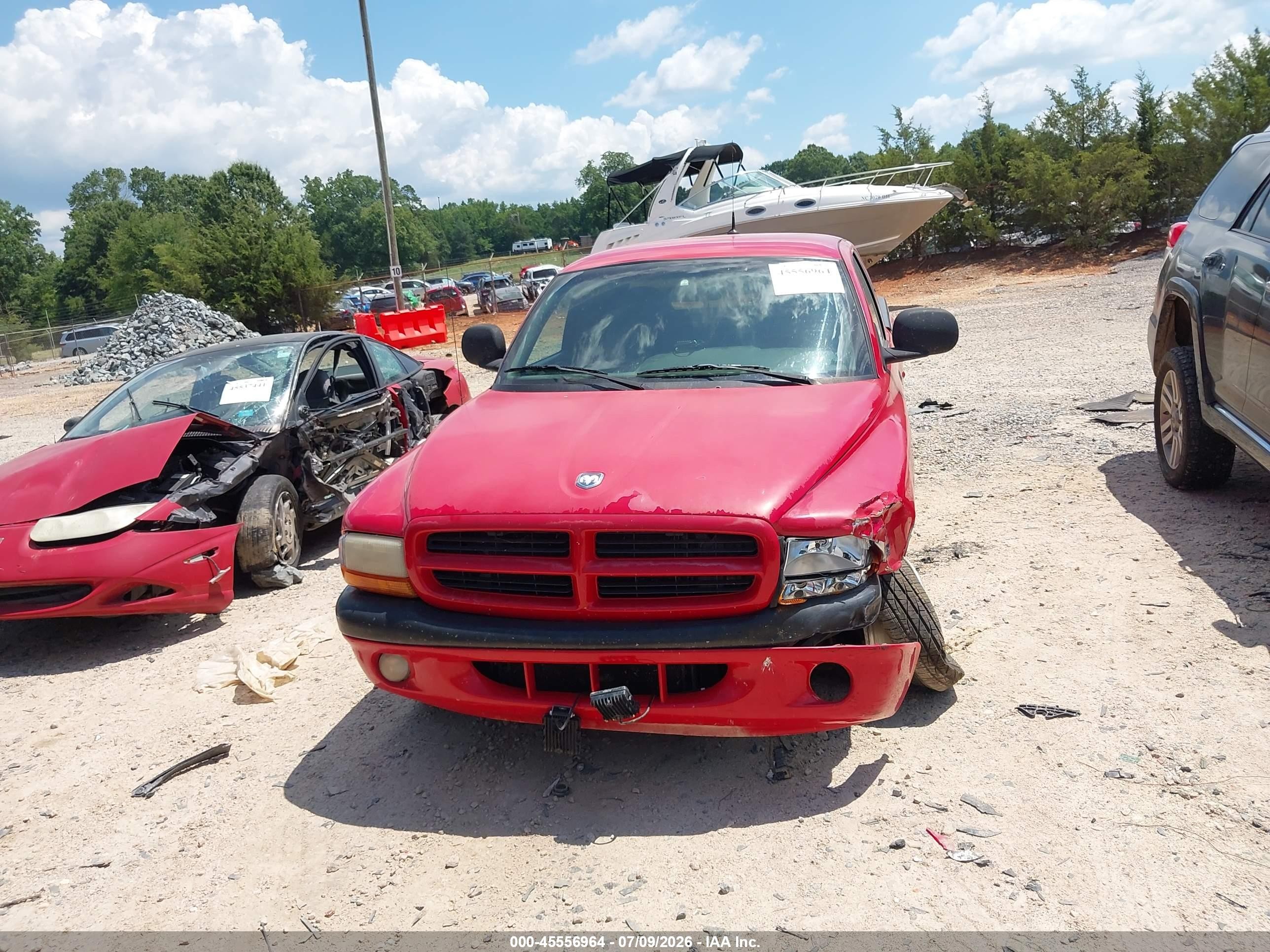 1998 Dodge Dakota Slt/sport Red vin: 1B7GL22X0WS589222