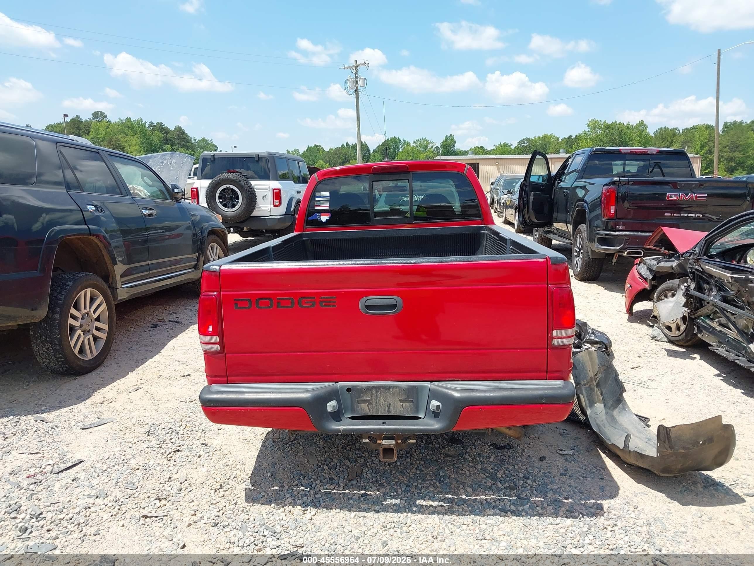 1998 Dodge Dakota Slt/sport Red vin: 1B7GL22X0WS589222