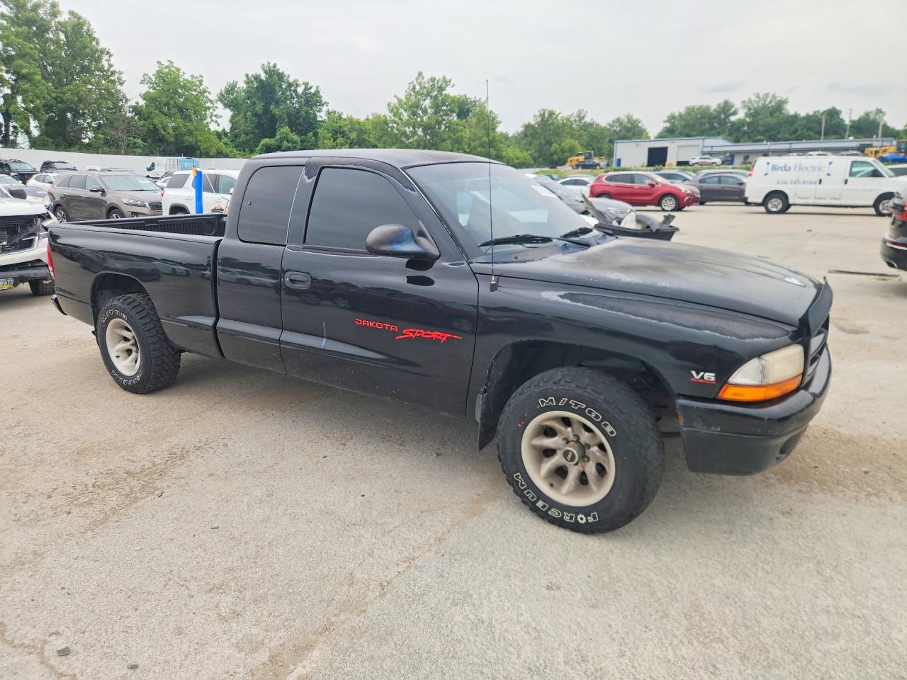 1999 Dodge Dakota Black vin: 1B7GL22X0XS279072