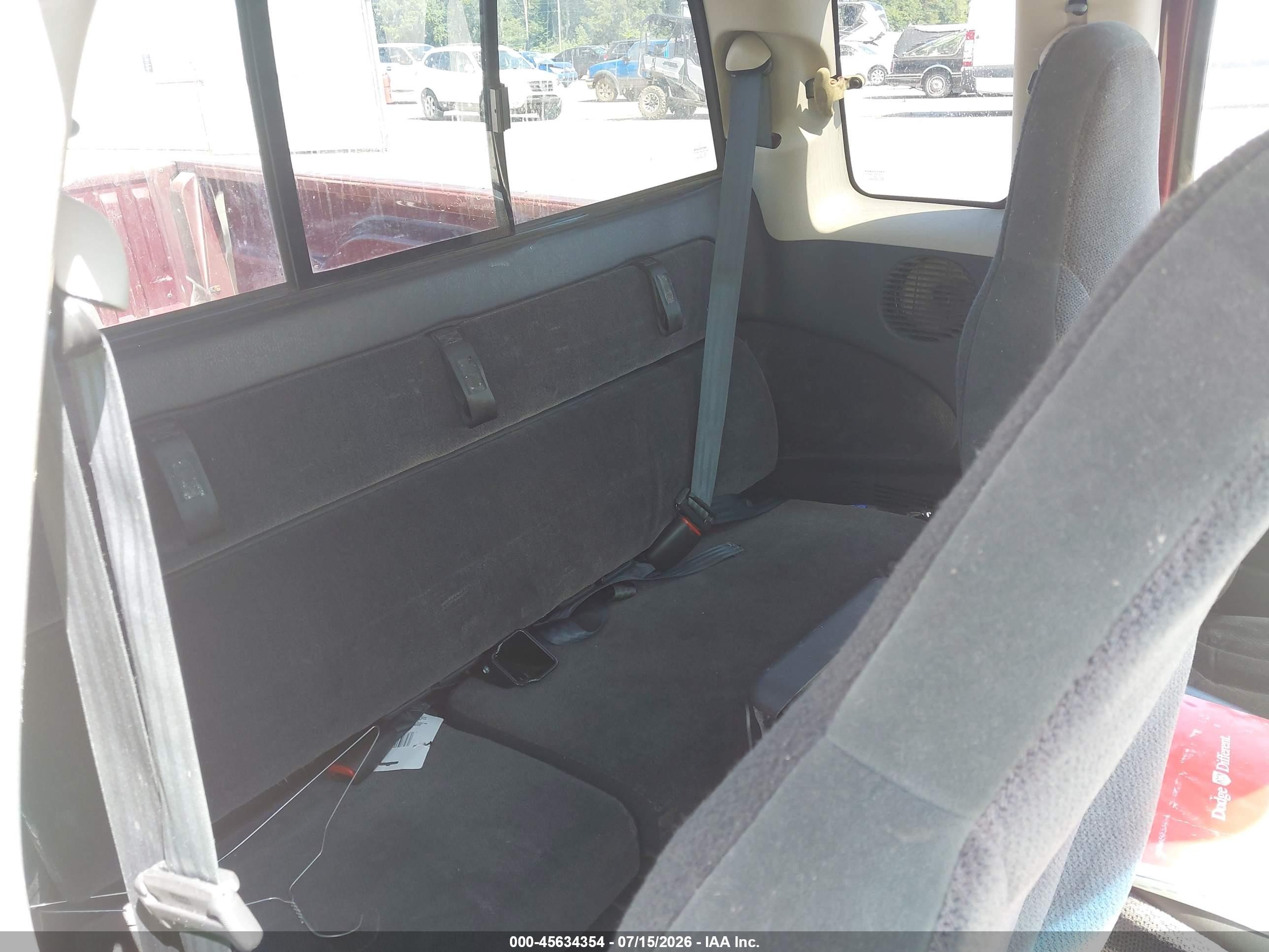 2001 Dodge Dakota Slt/sport Burgundy vin: 1B7GL22X11S279038