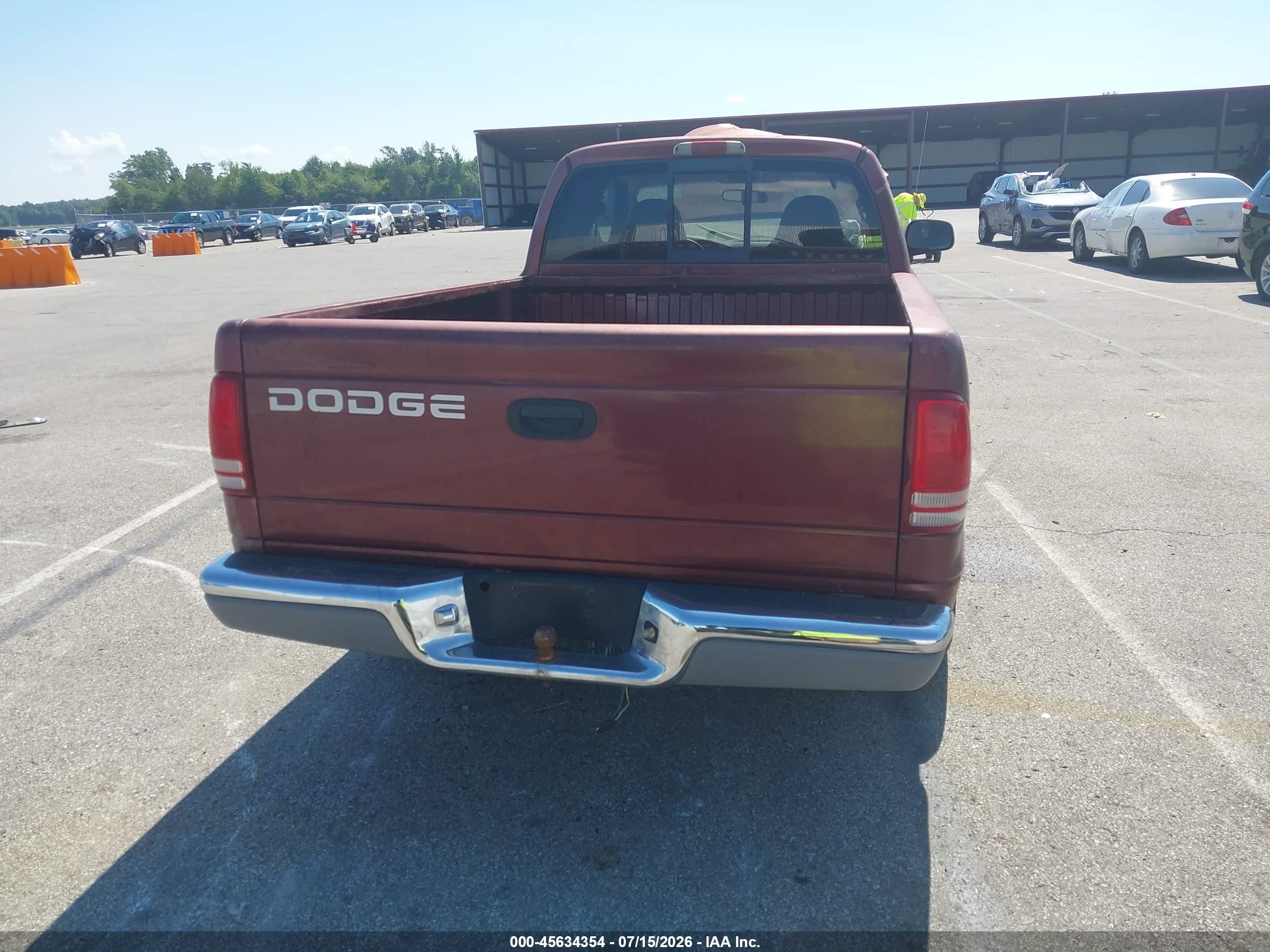 2001 Dodge Dakota Slt/sport Burgundy vin: 1B7GL22X11S279038