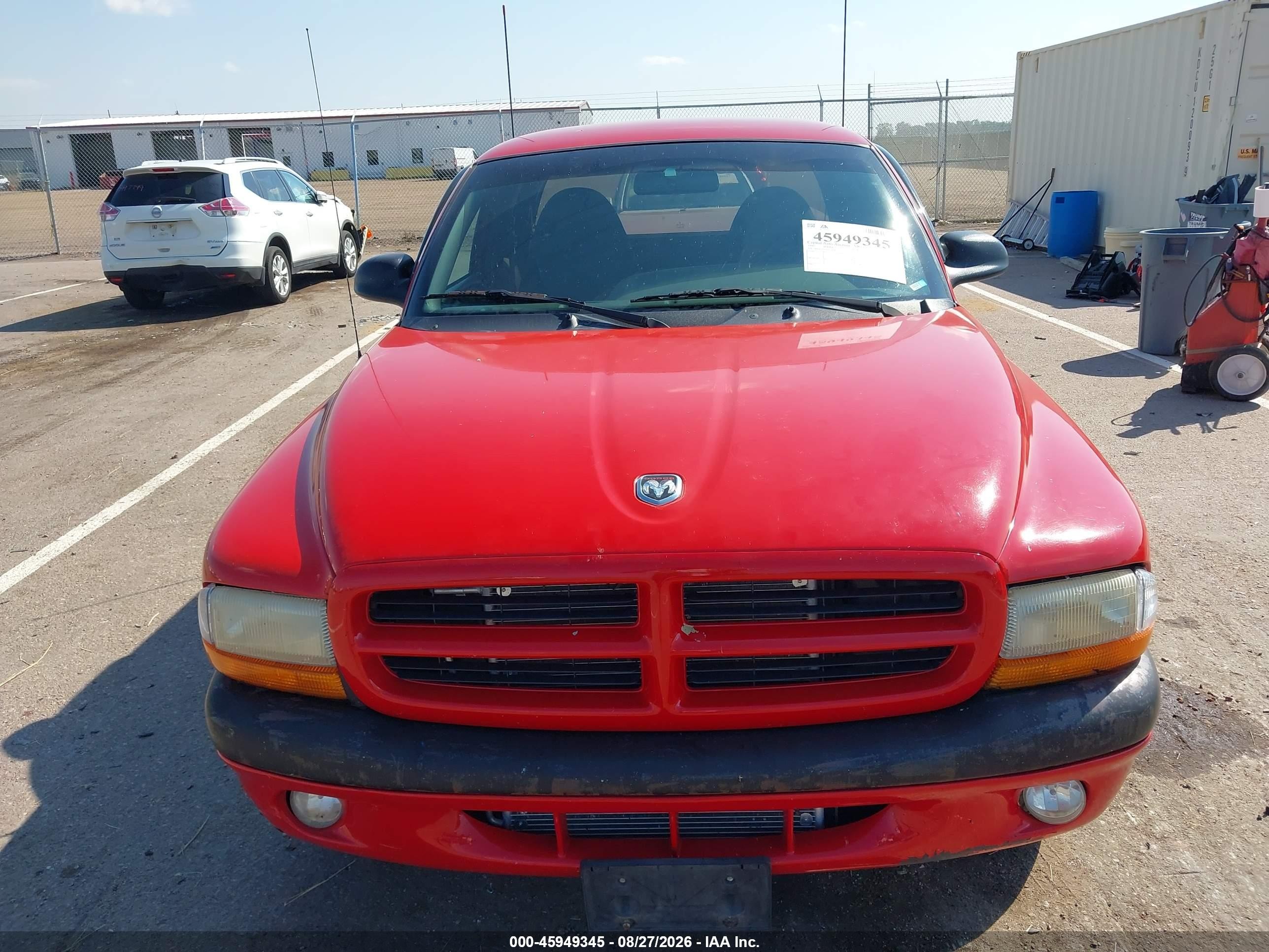 1999 Dodge Dakota Slt/sport Red vin: 1B7GL22X1XS257078