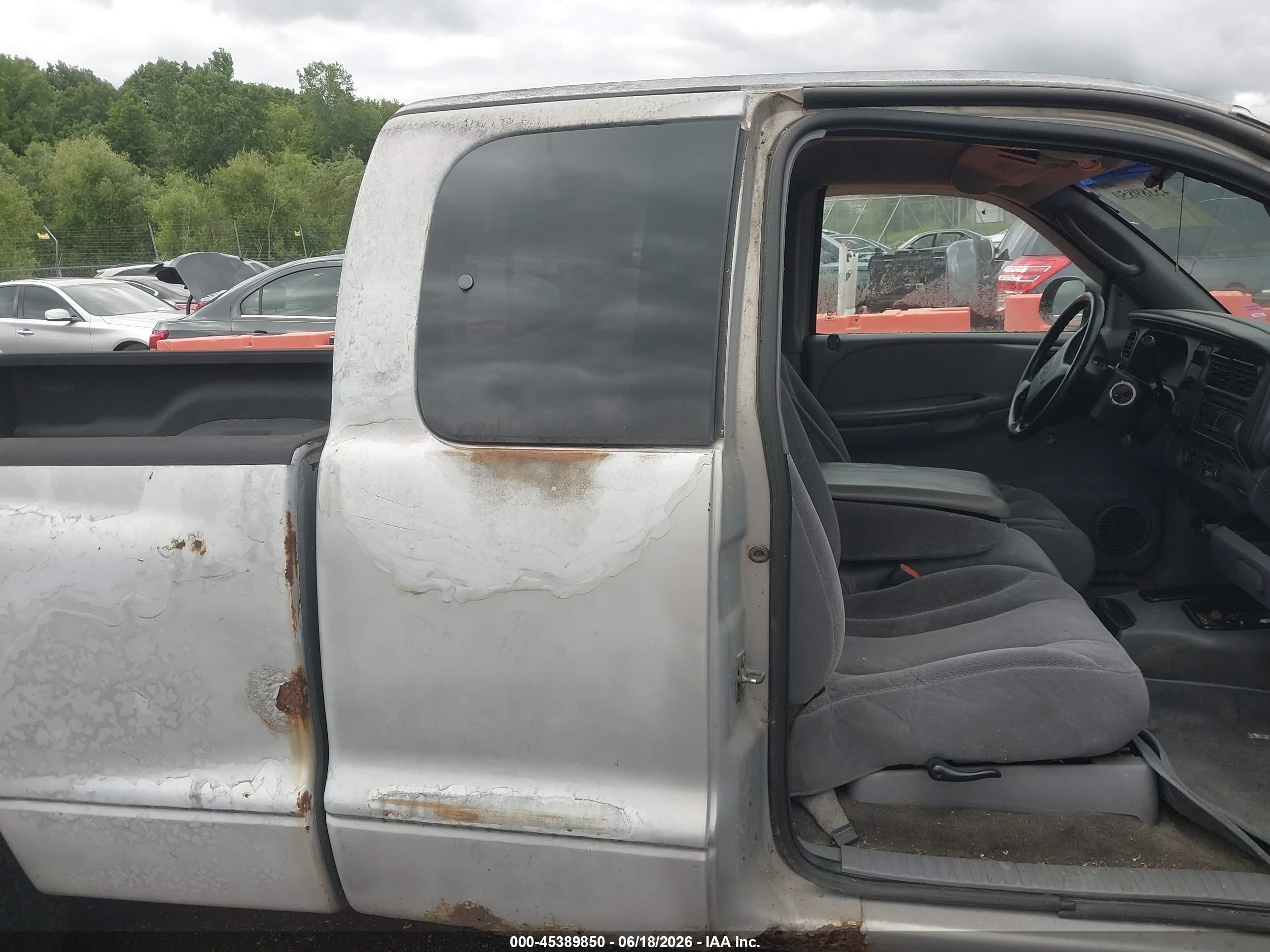 2000 Dodge Dakota Slt/sport Gray vin: 1B7GL22X1YS620836