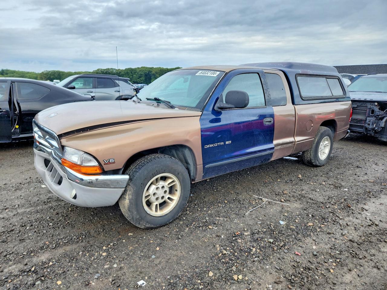 2000 Dodge Dakota Beige vin: 1B7GL22X1YS703361