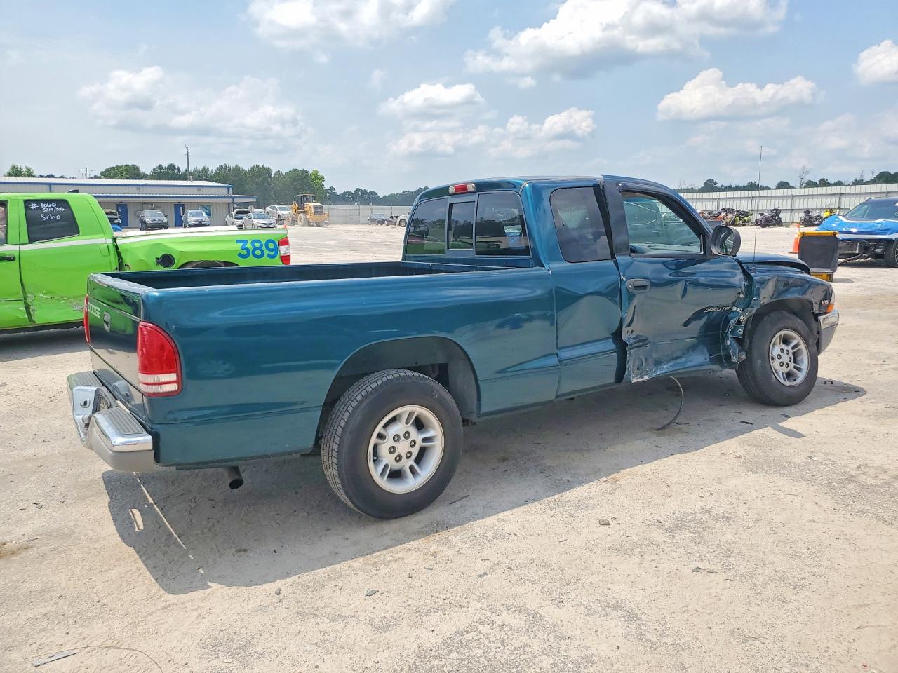 1999 Dodge Dakota Зеленый vin: 1B7GL22X2XS145826