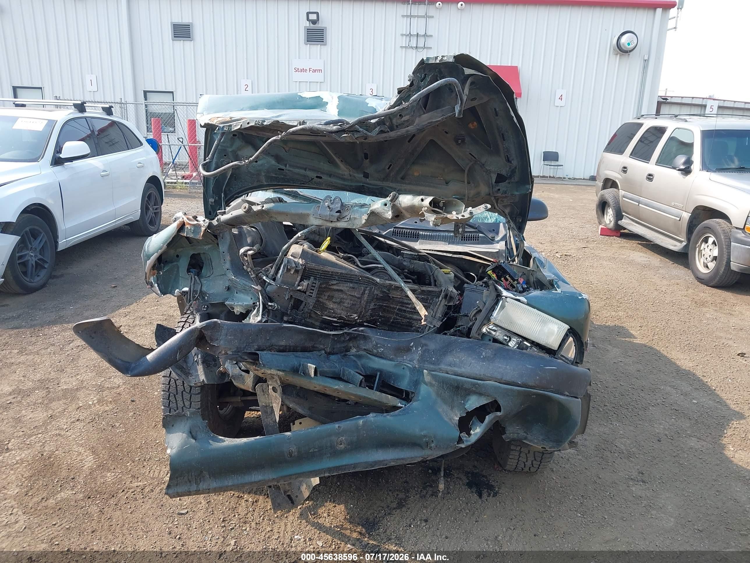 2000 Dodge Dakota Slt/sport Green vin: 1B7GL22X2YS545855
