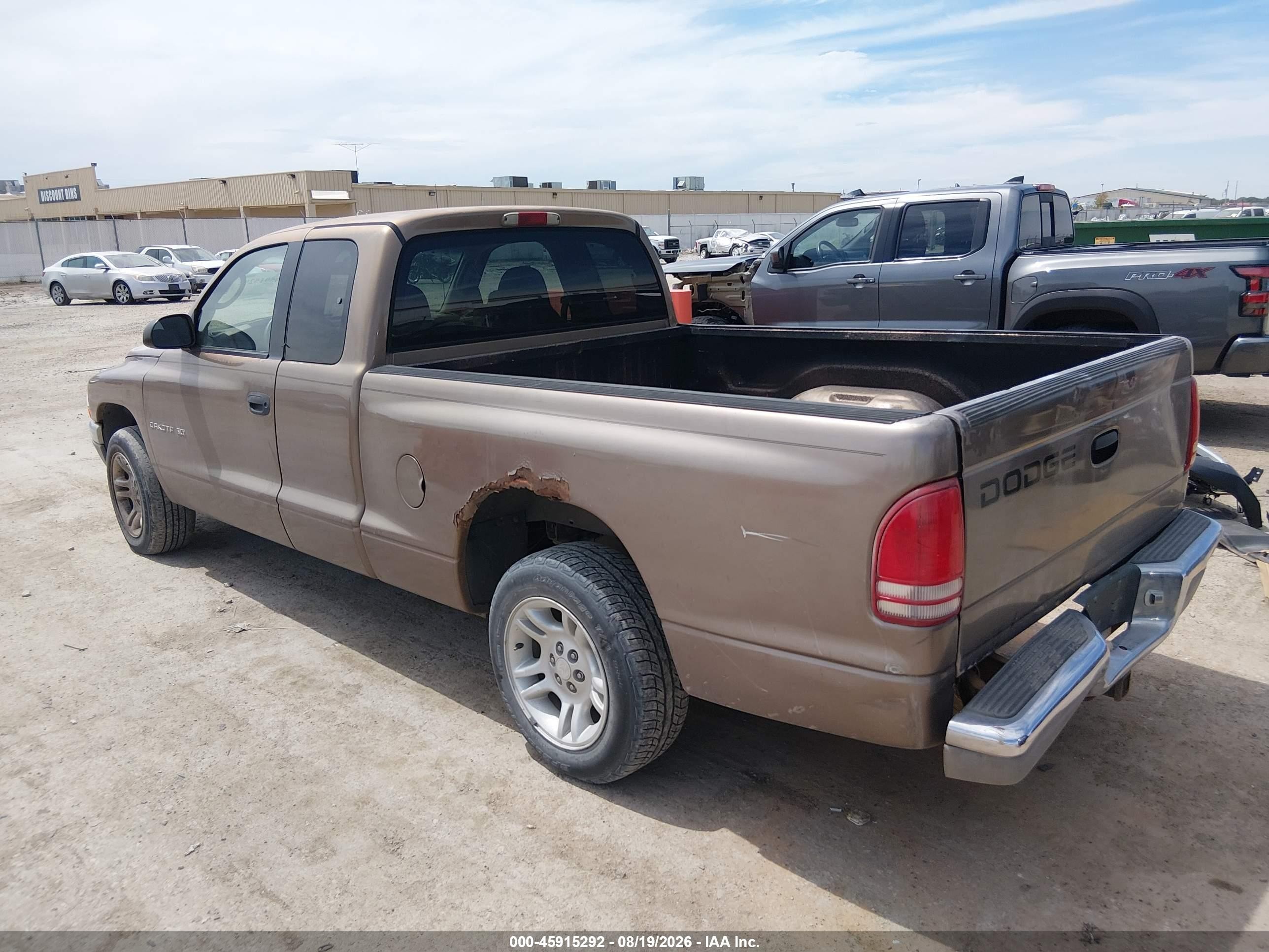 2001 Dodge Dakota Slt/sport Brown vin: 1B7GL22X31S131795